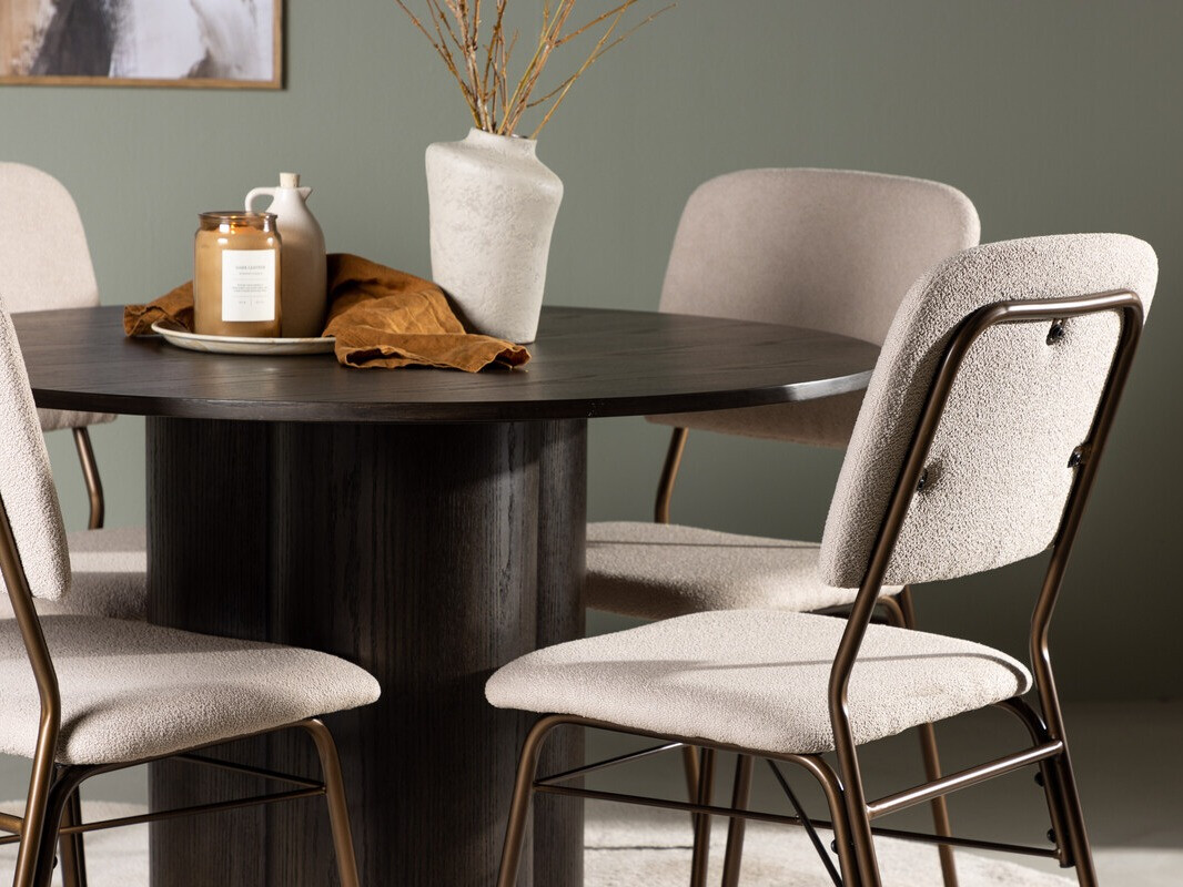 Обеденный гарнитур Dallas 4606 (Темный орех)