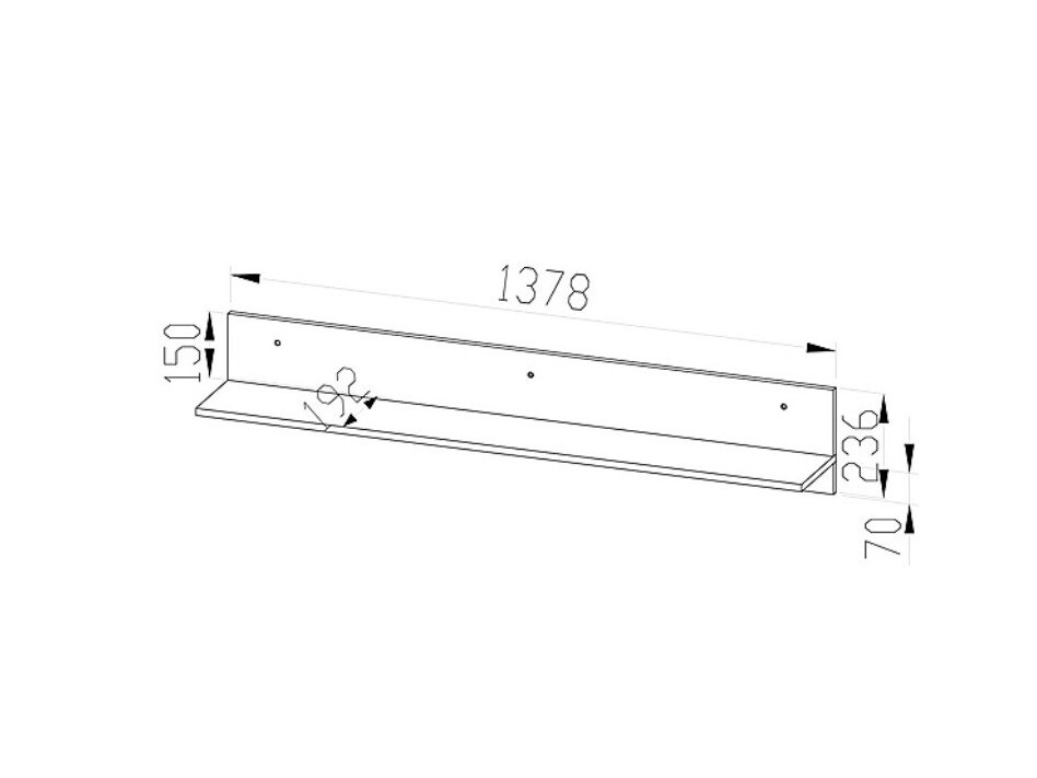 Piekarams plaukts Cirfivo 106