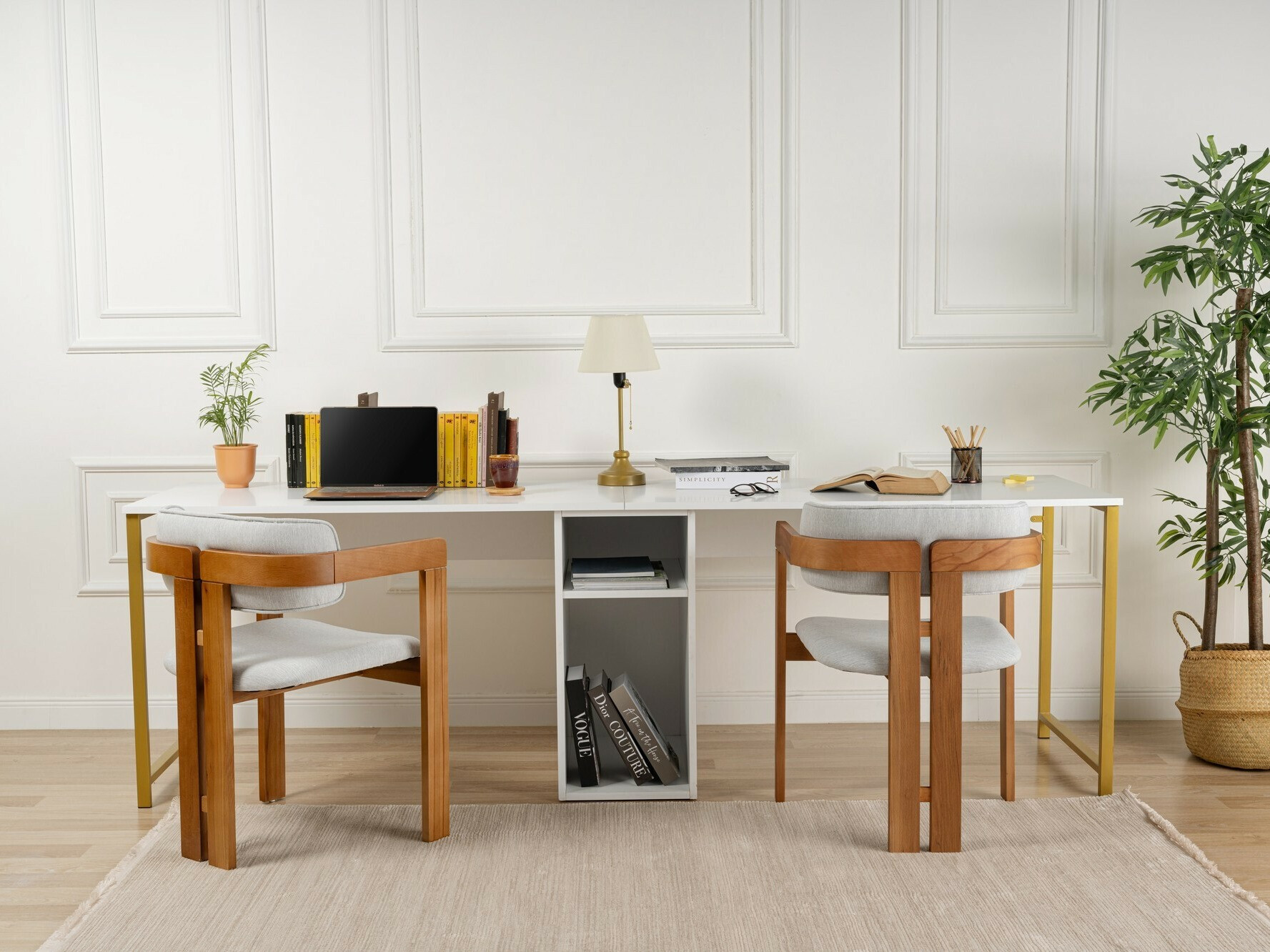 Rakstāmgalds Novato 101 (Balts + Zelta)