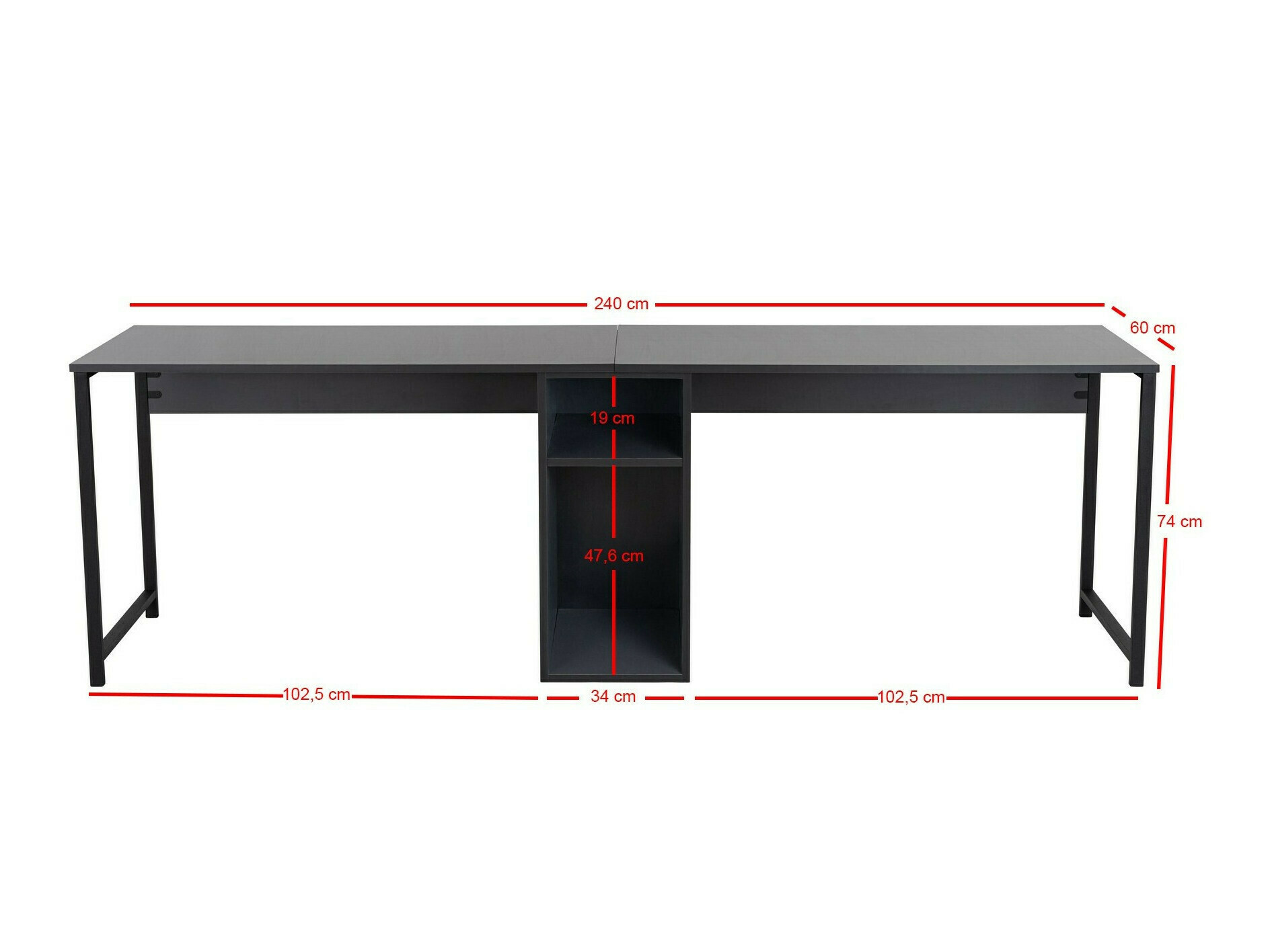 Rakstāmgalds Novato 101 (Priede + Melns)