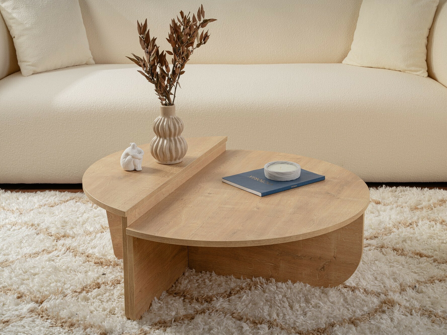 Žurnālu galdiņu komplekts Novato 100 (Medus ozols)