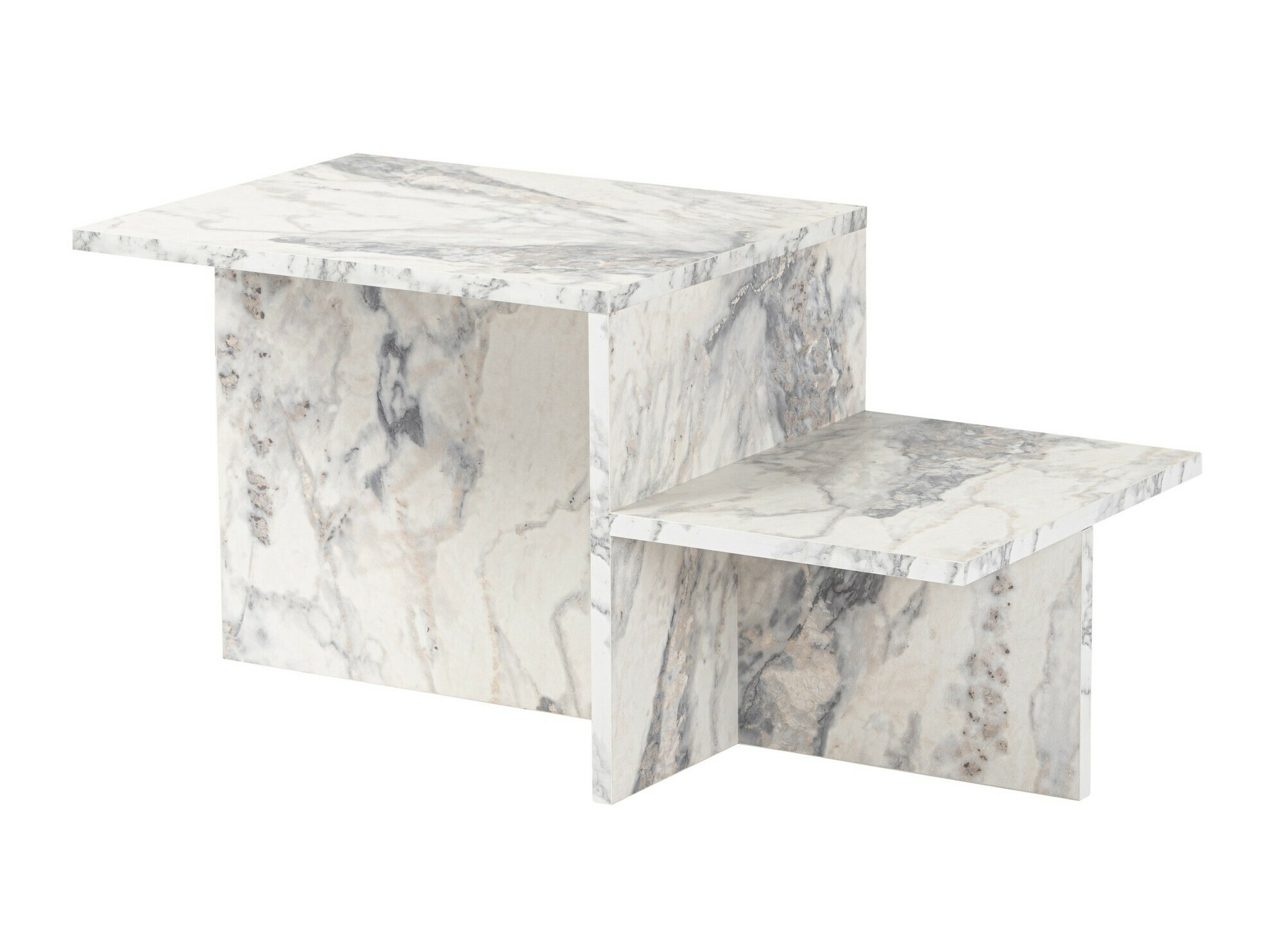 Журнальный столик Novato 104 (Белый мрамор)
