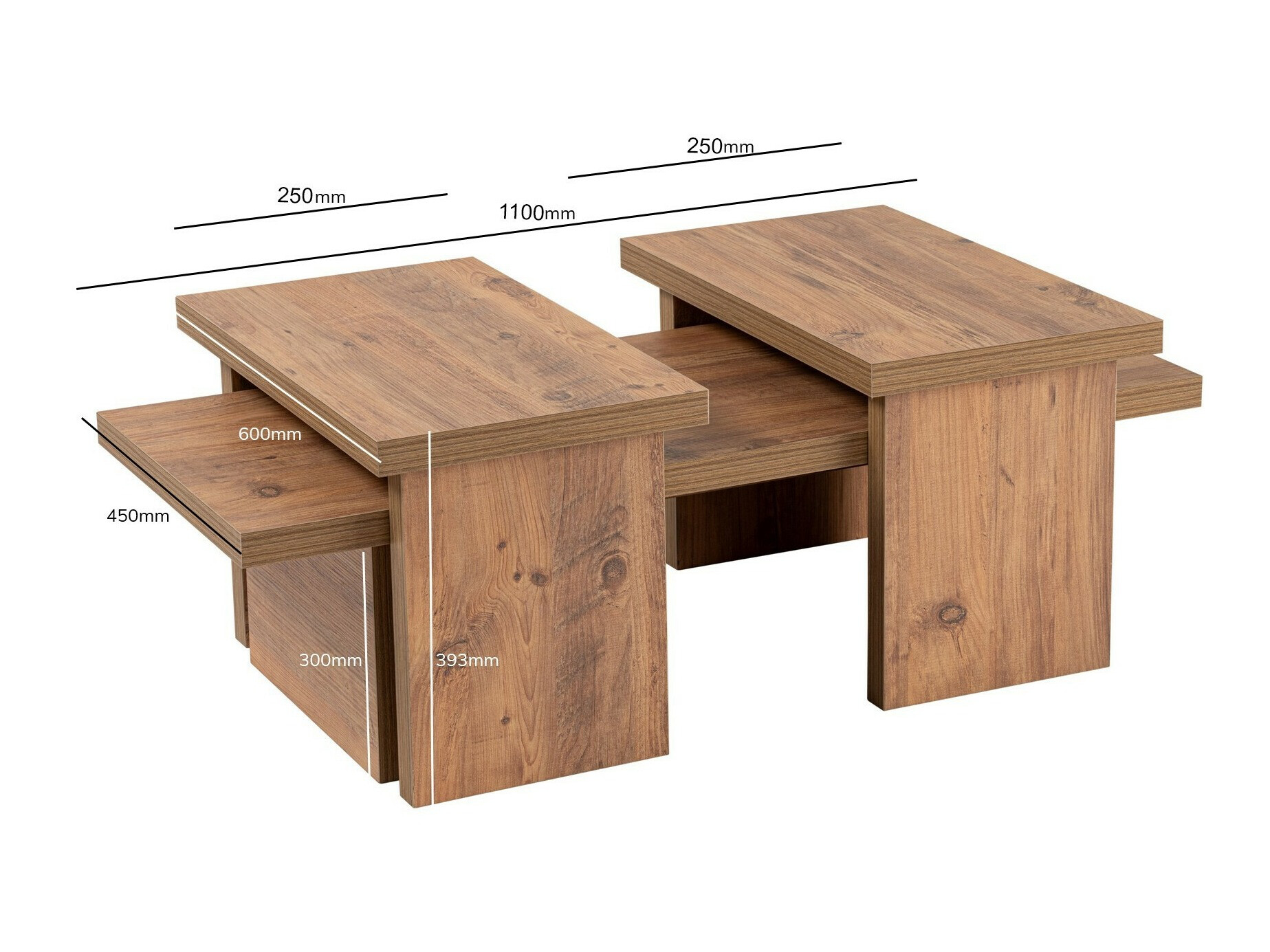 Žurnālu galdiņš Novato 103 (Priede)