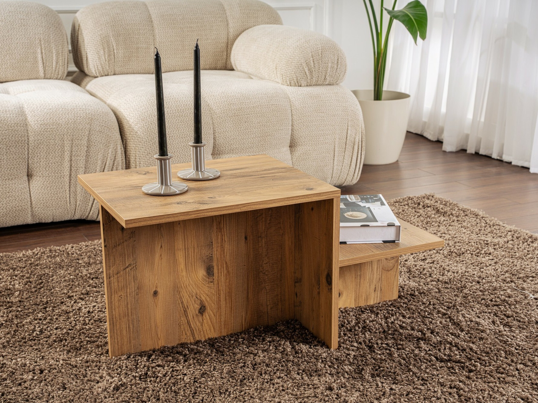 Žurnālu galdiņš Novato 104 (Priede)