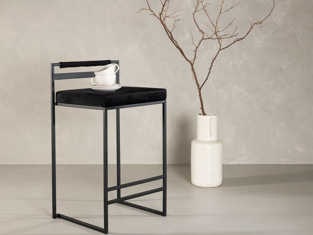 Низкий барный стул Dallas 4519 (Чёрный)