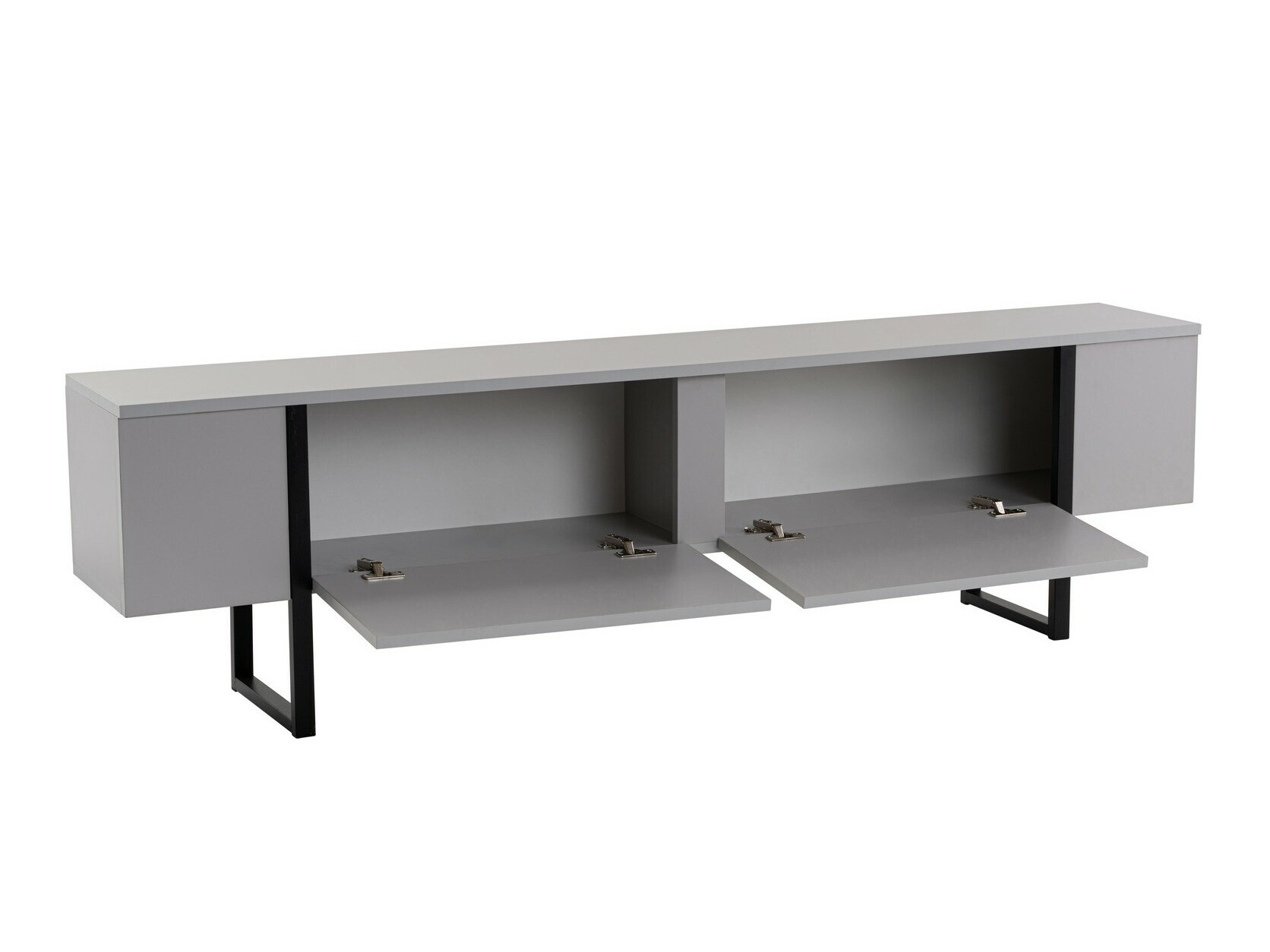 TV galds Novato 105 (Pelēks + Melns)