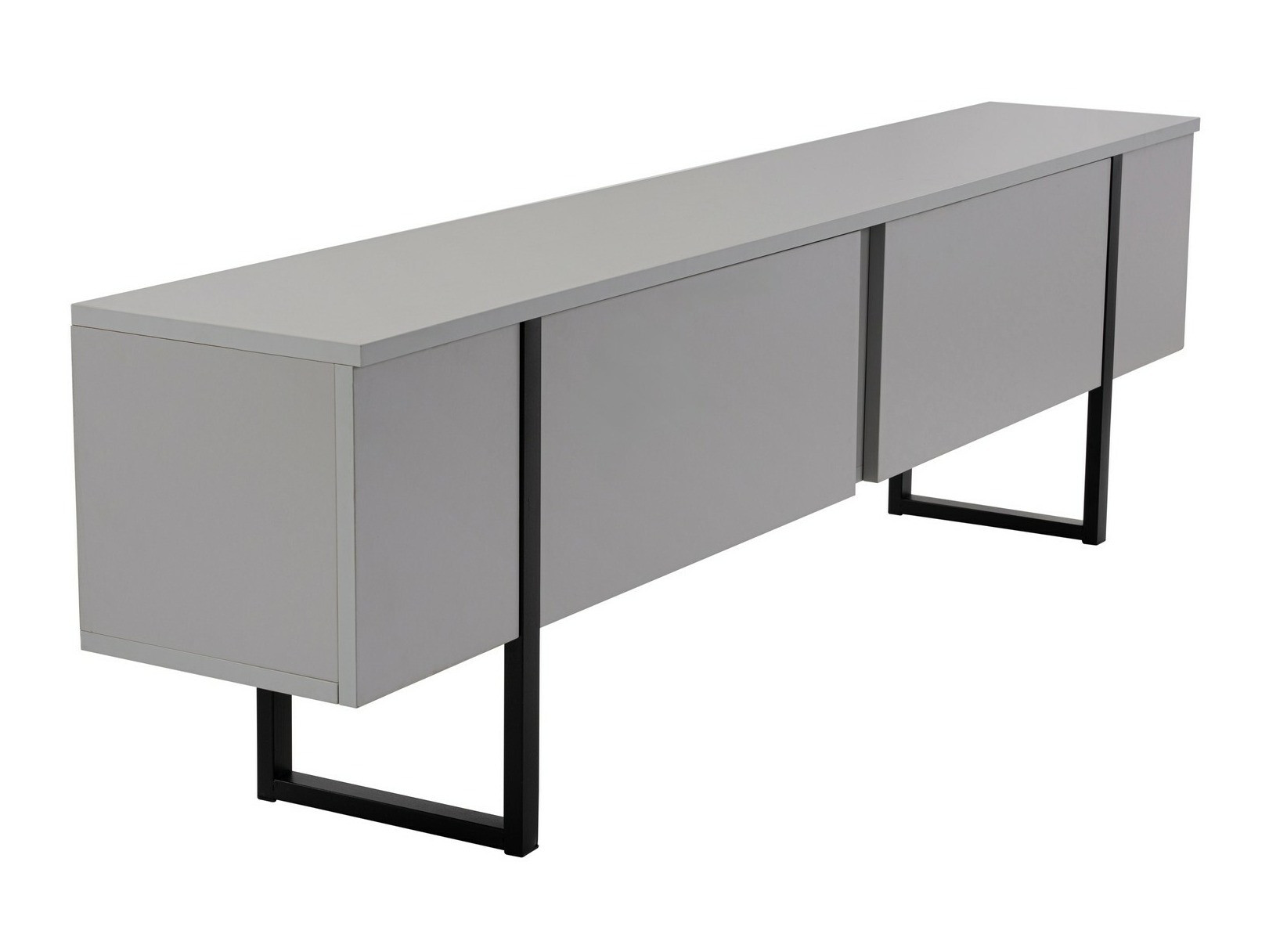 TV galds Novato 105 (Pelēks + Melns)