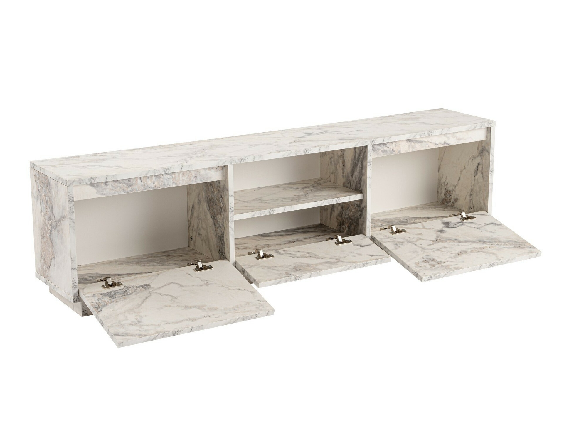 TV galds Novato 106 (Balts marmors)