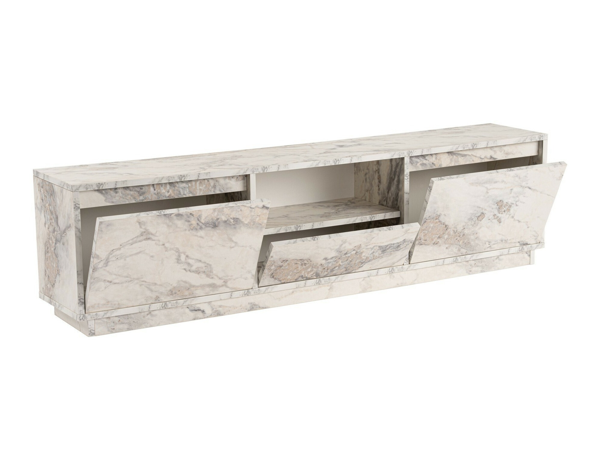 TV galds Novato 106 (Balts marmors)