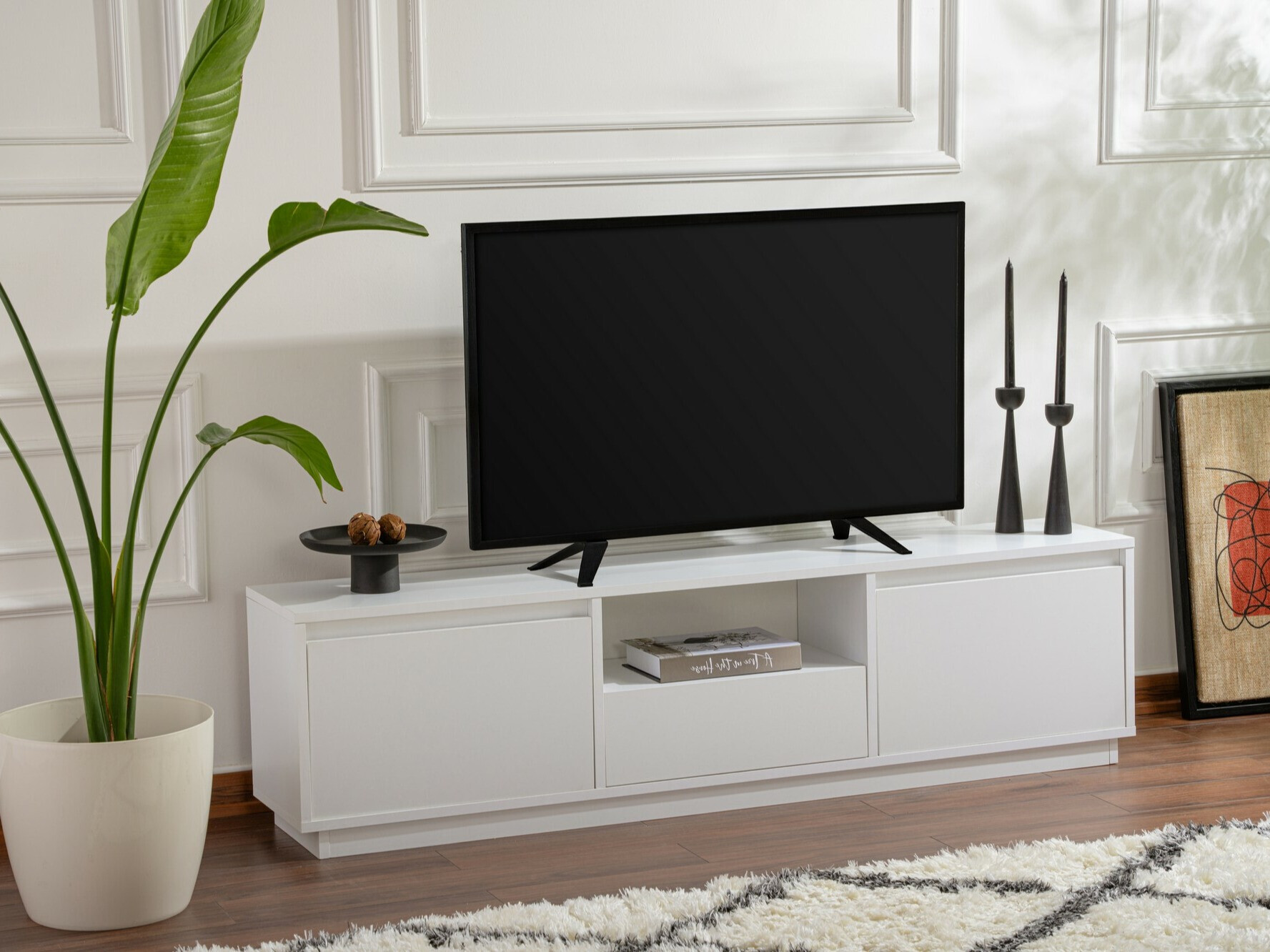 TV galds Novato 106 (Balts)