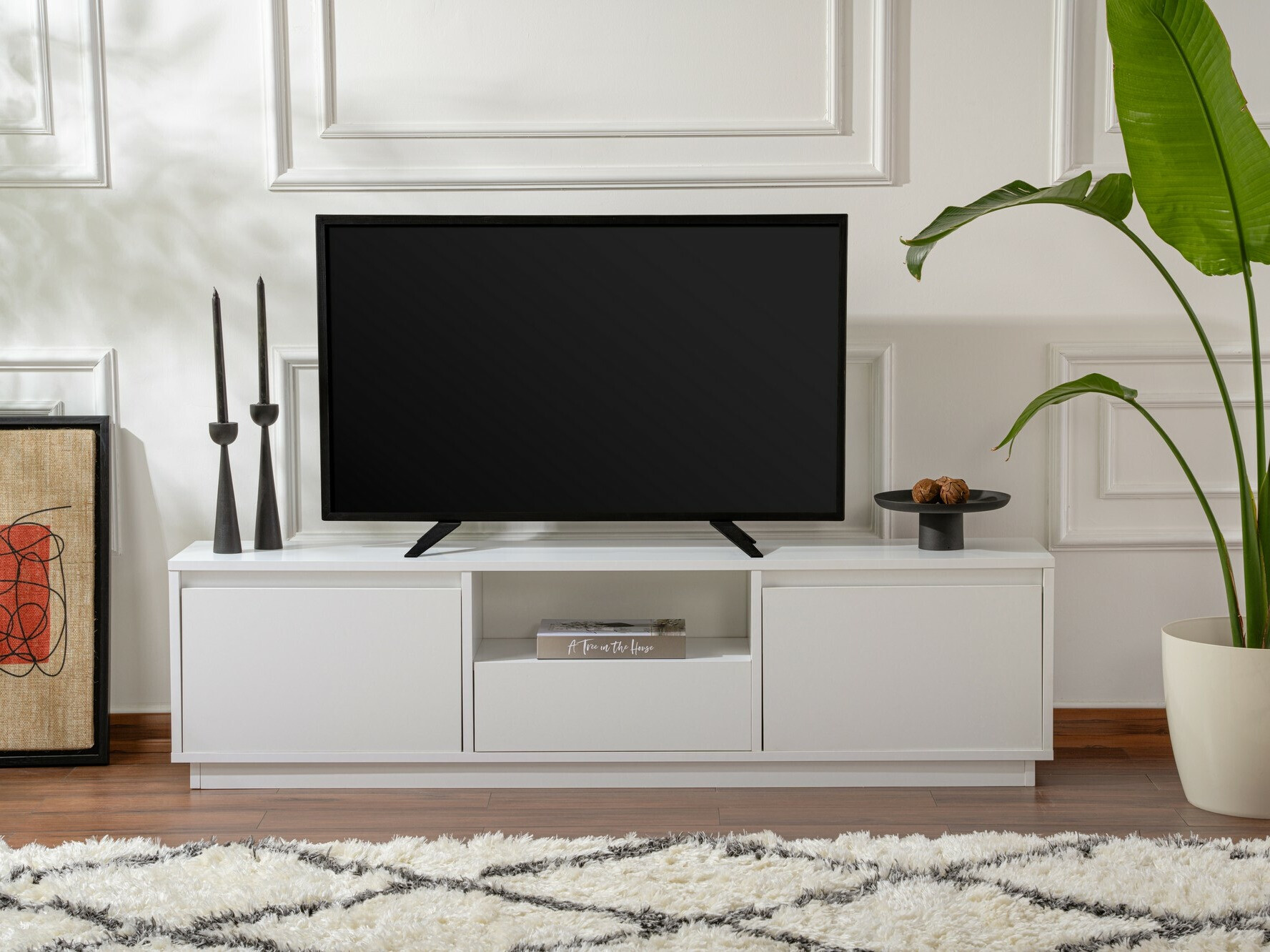 TV galds Novato 106 (Balts)