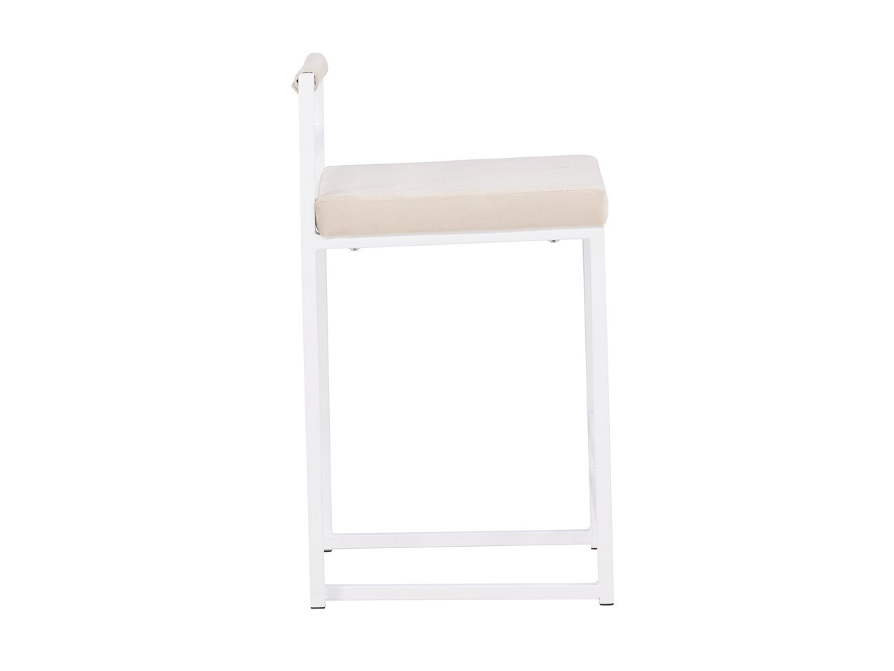 Zemais bāra krēsls Dallas 4519 (Balts + Bēšs)