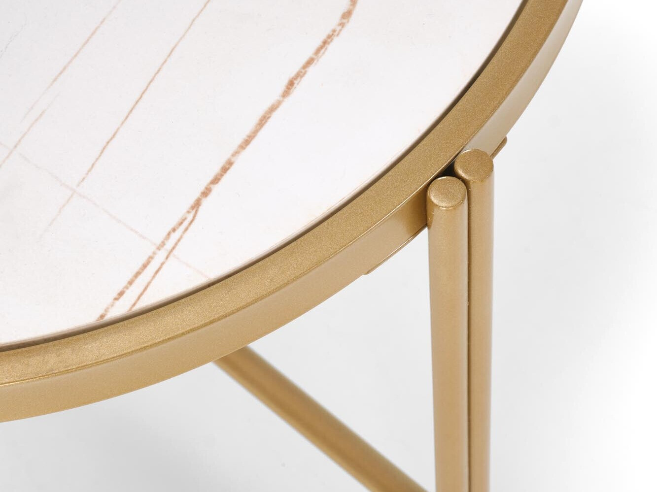 Комплект журнальных столиков Houston 1867 (Белый мрамор)