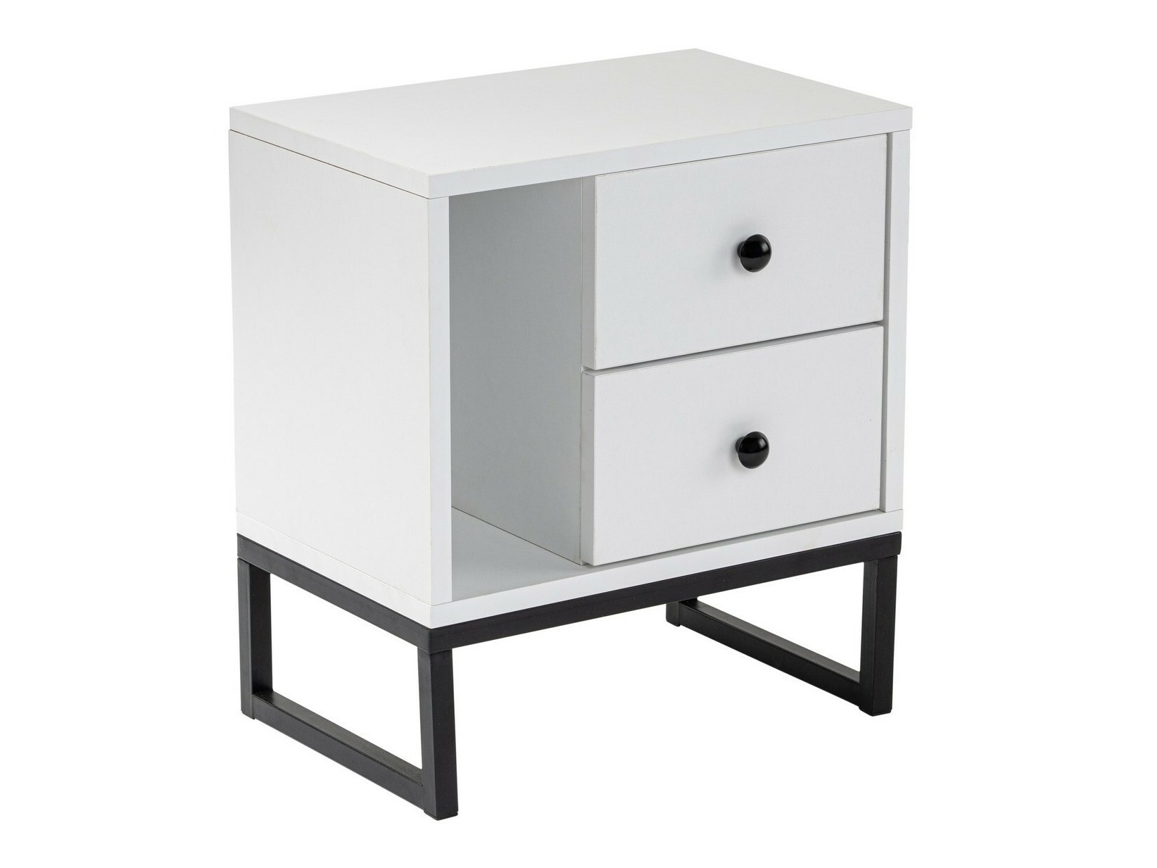 Naktsgaldiņš Novato 109 (Balts + Melns)