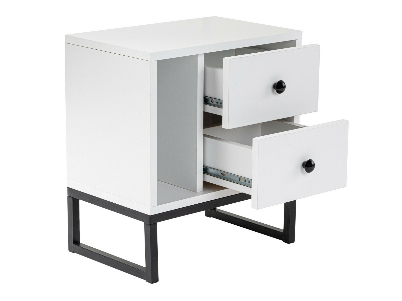 Naktsgaldiņš Novato 109 (Balts + Melns)