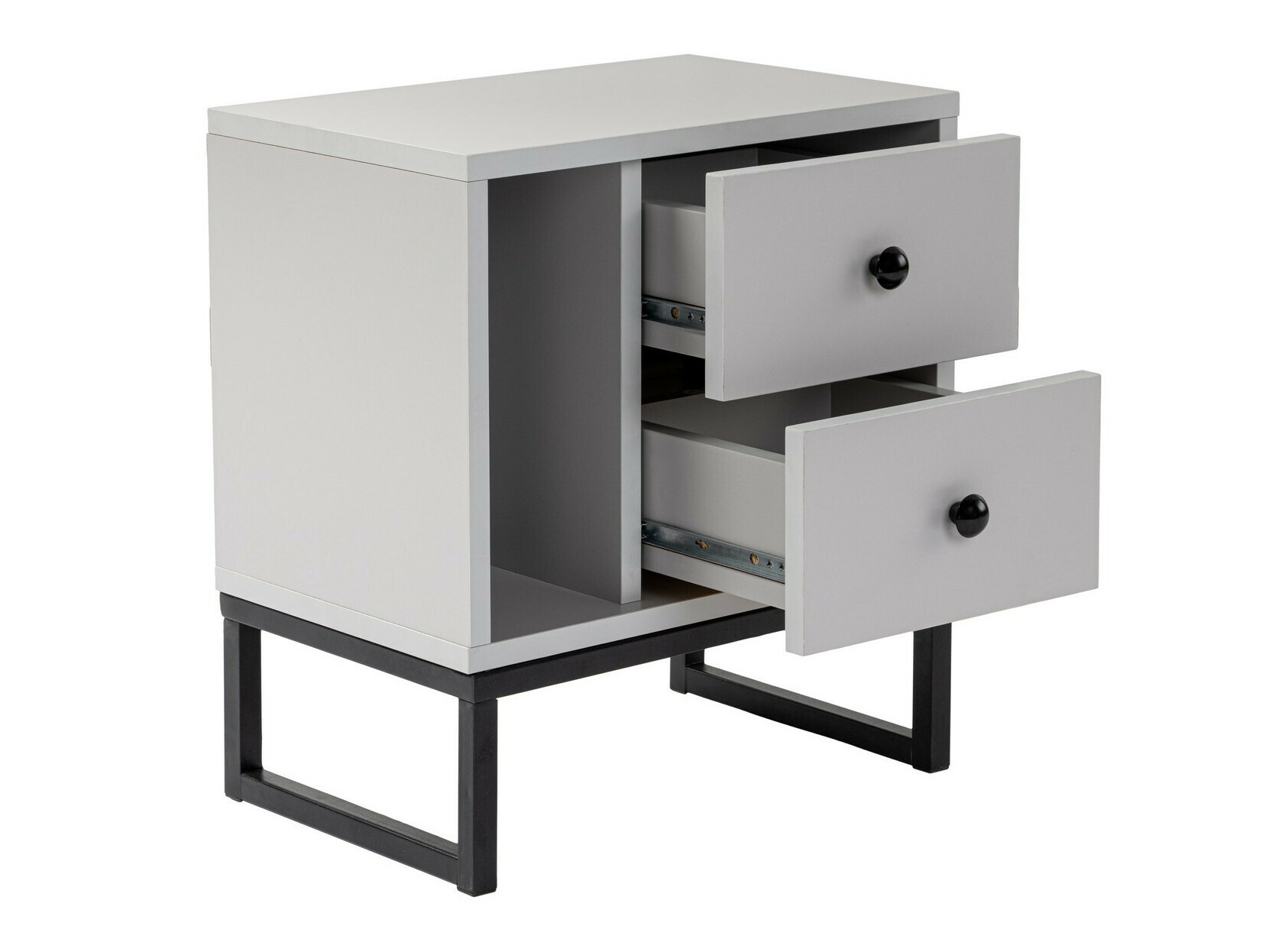 Naktsgaldiņš Novato 109 (Pelēks + Melns)