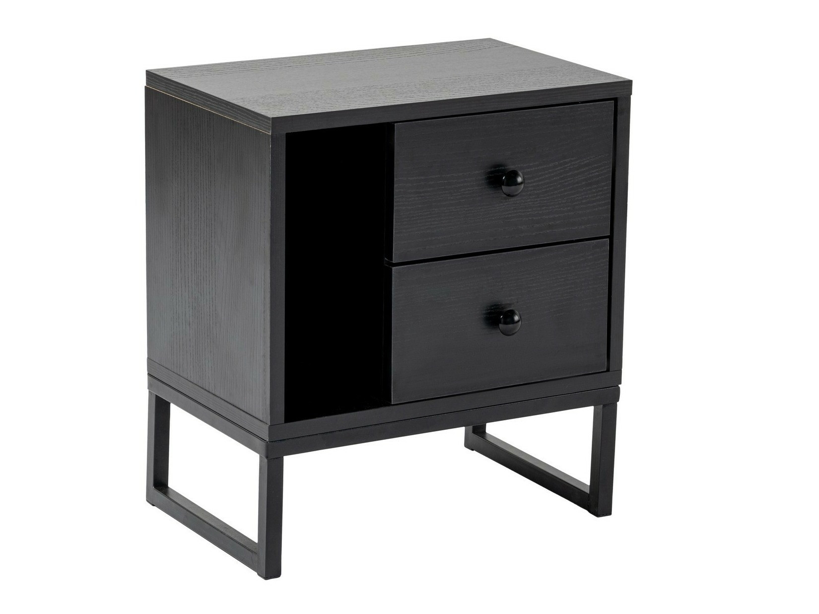Прикроватная тумбочка Novato 109 (Чёрный)