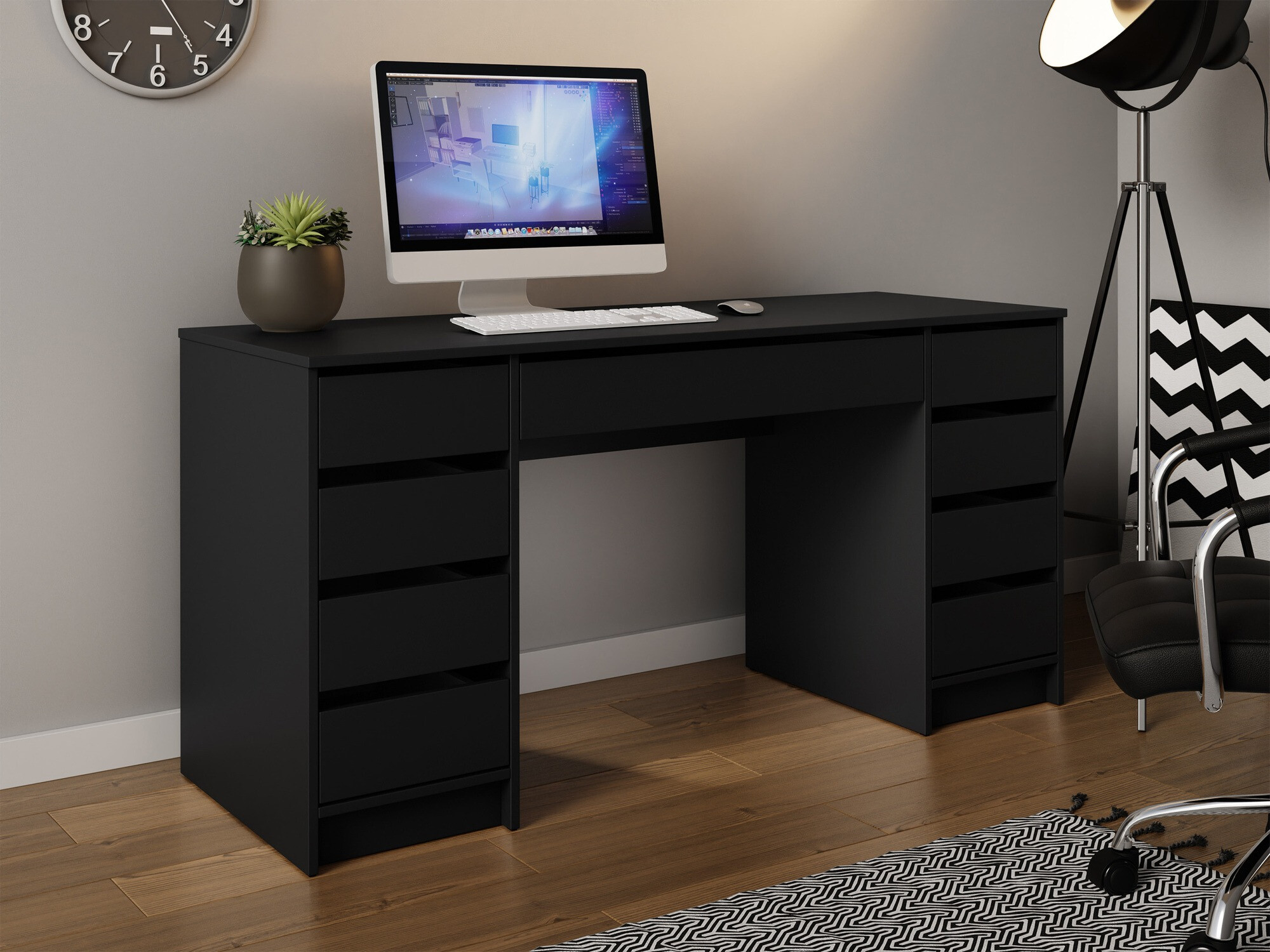 Rakstāmgalds Comfivo 401 (Melns)