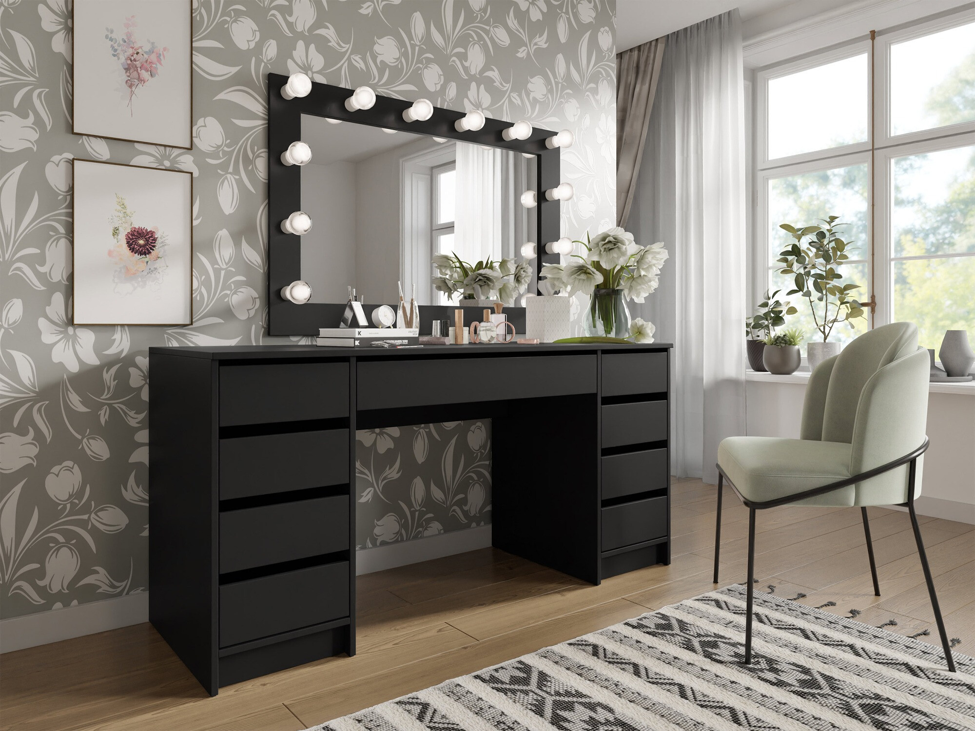 Rakstāmgalds Comfivo 401 (Melns)