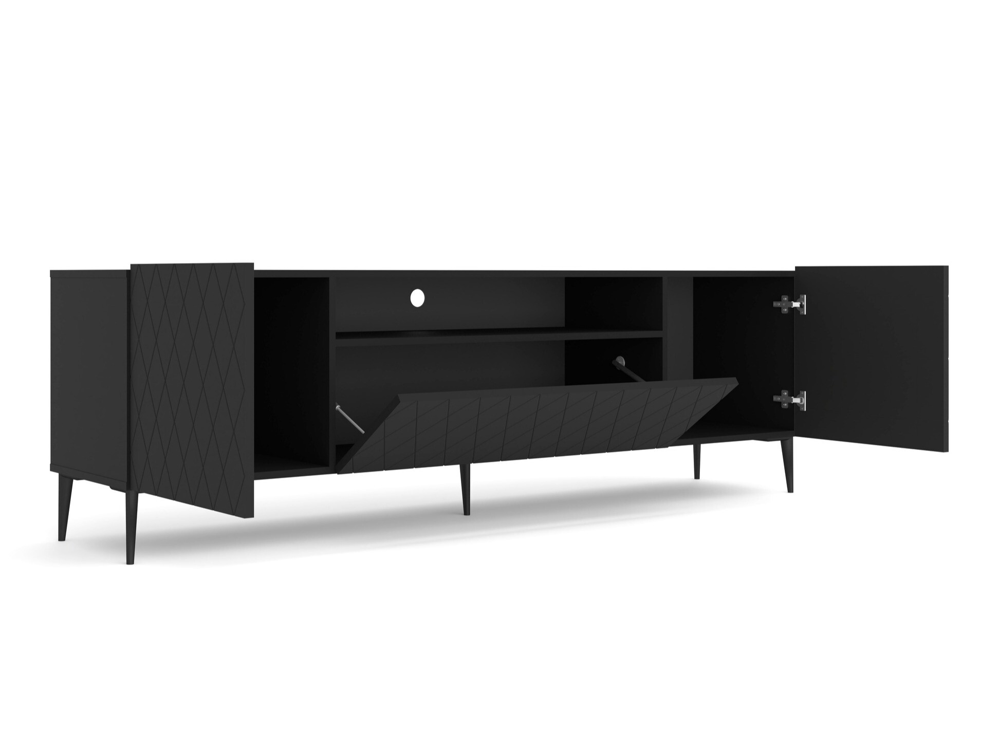 TV galds Melmoro 110 (Melns)