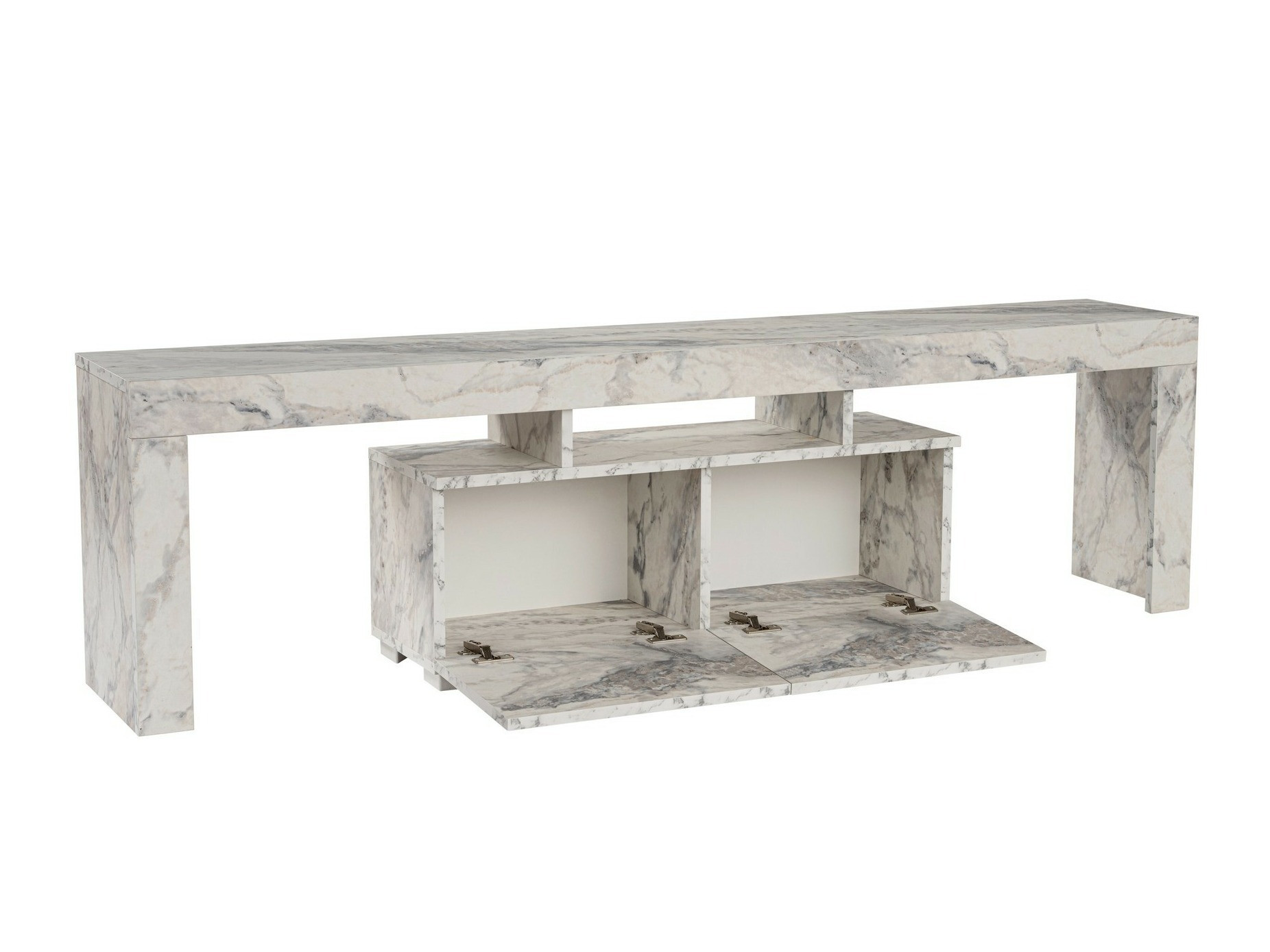 TV galds Novato 108 (Balts marmors)