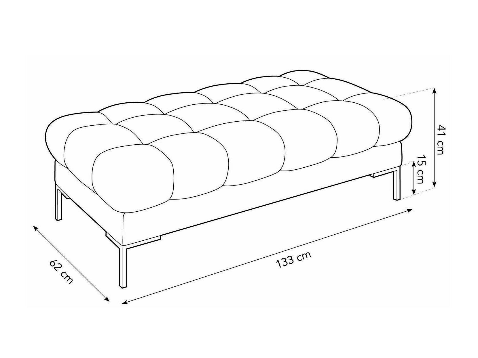 Мягкая скамья Lormelo 104 (Bluvel 68)