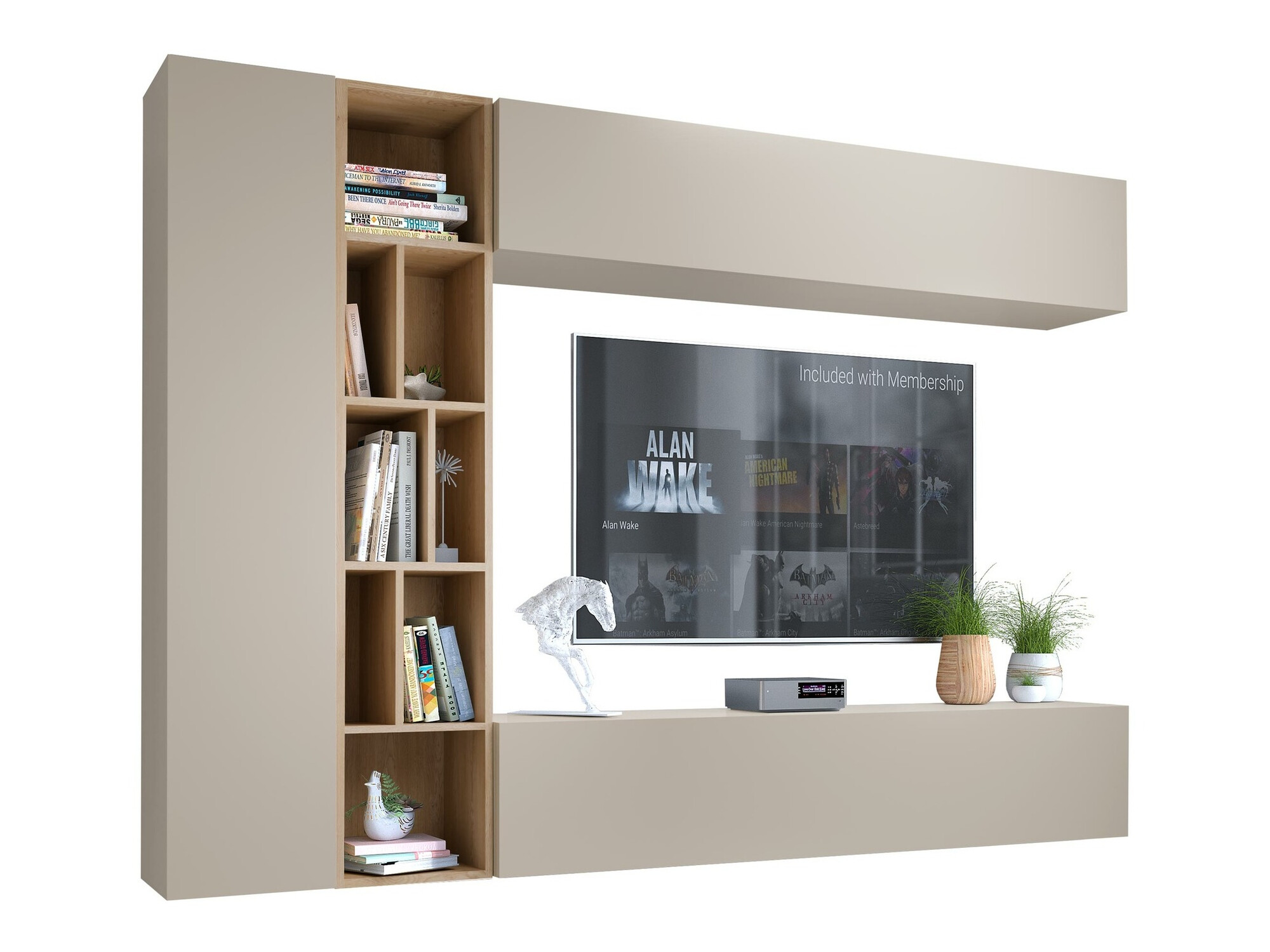 Набор для гостиной Comfivo 260 (Кашемир + Artisan дуб)