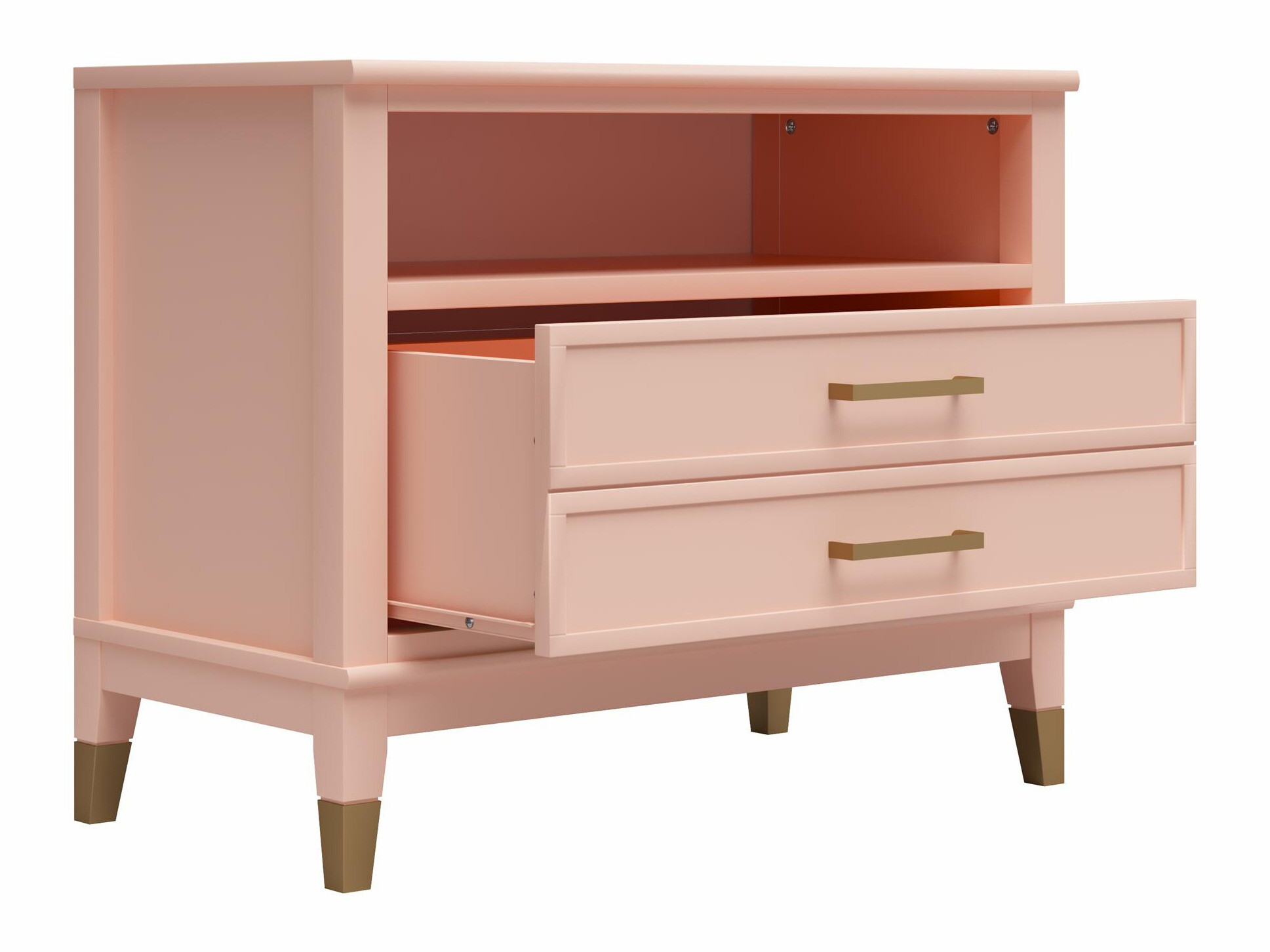 Naktsgaldiņš CosmoLiving by Cosmopolitan Belromu 107 (Tumši rozā)