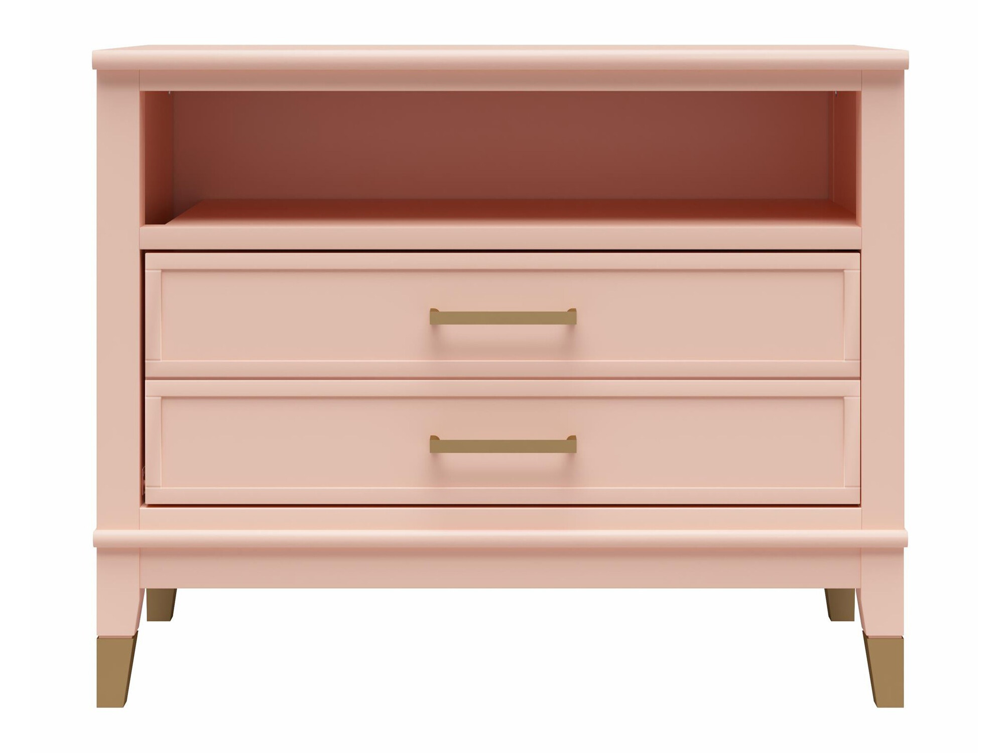 Прикроватная тумбочка CosmoLiving by Cosmopolitan Belromu 107 (Розовый)
