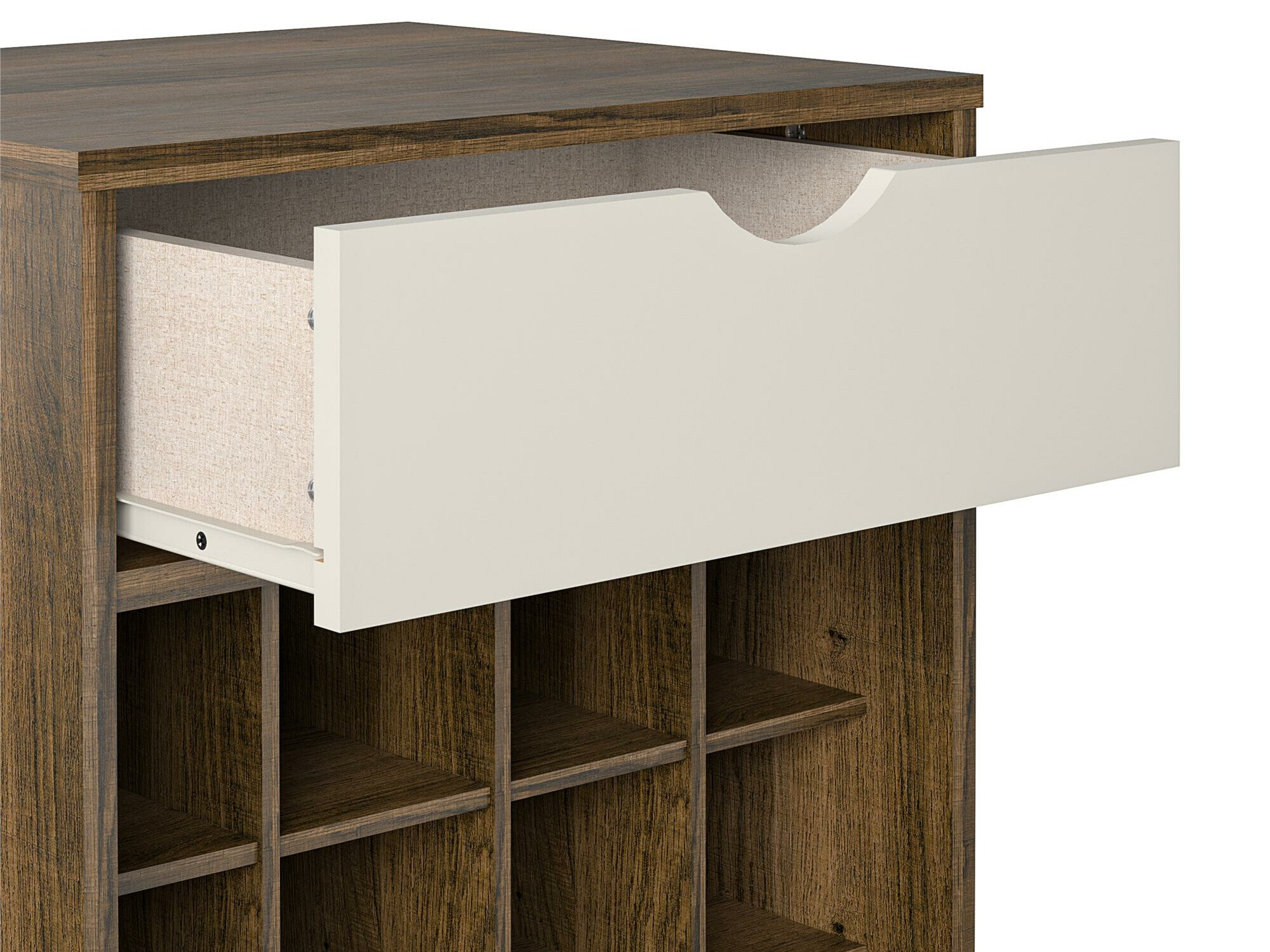 Kafijas galdiņš Novogratz 186 (Ozols + Balts)