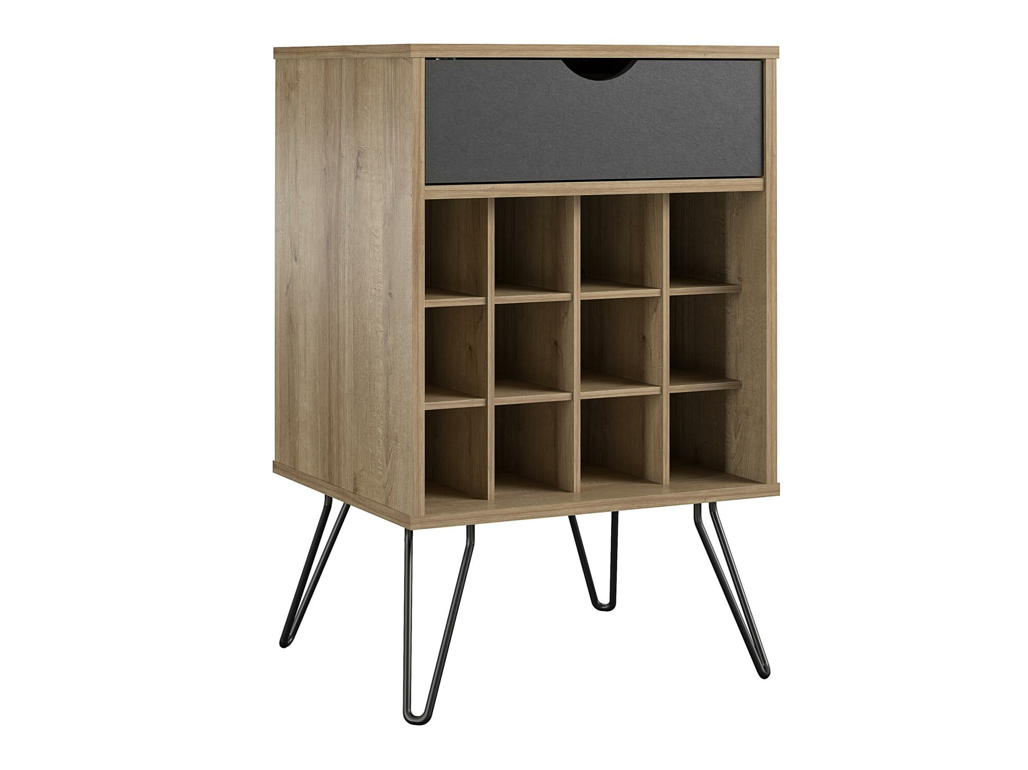 Кофейный столик Novogratz 186 (Светлое дерево + Серый)