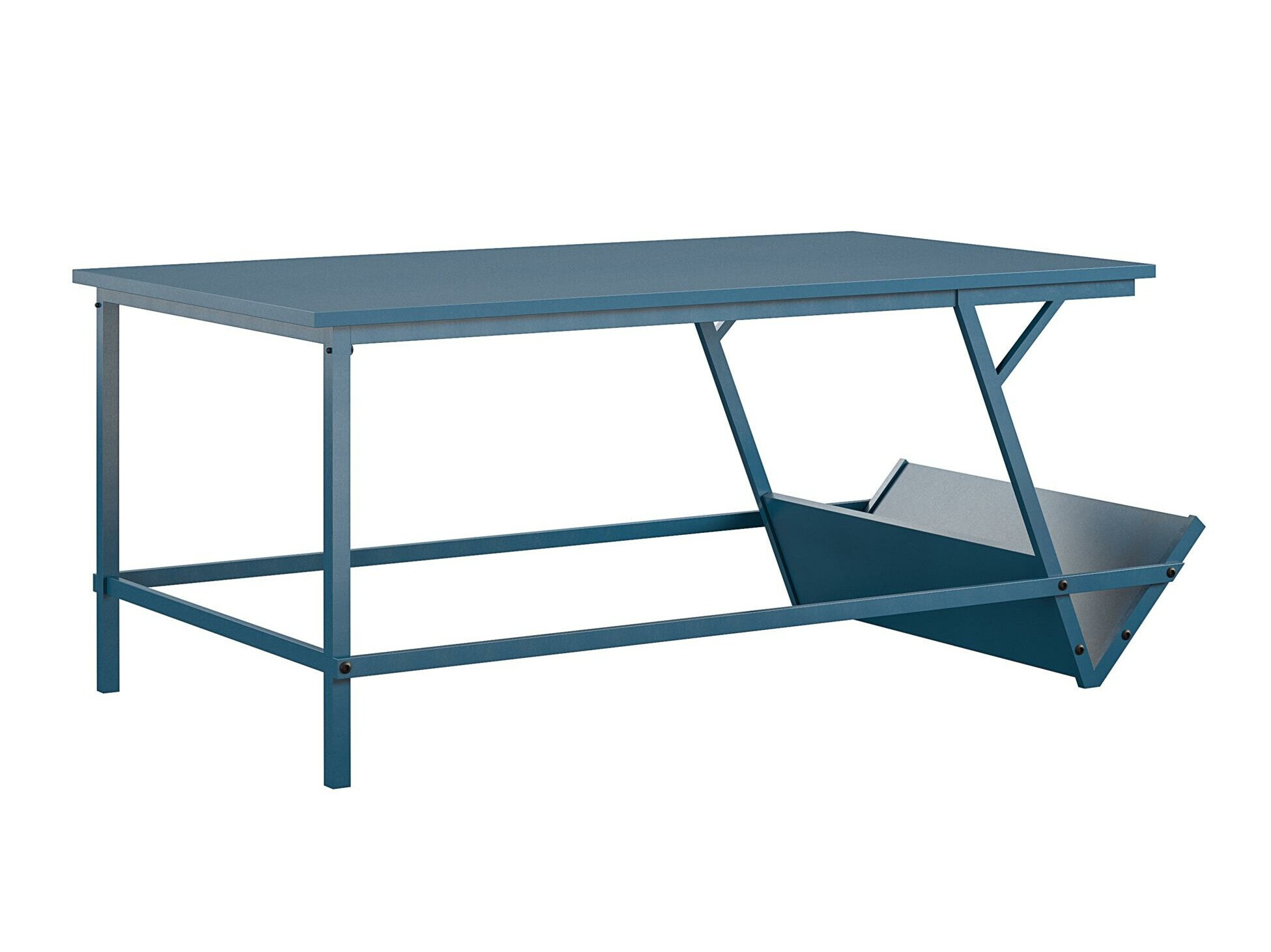 Žurnālu galdiņš Novogratz 185 (Zils)