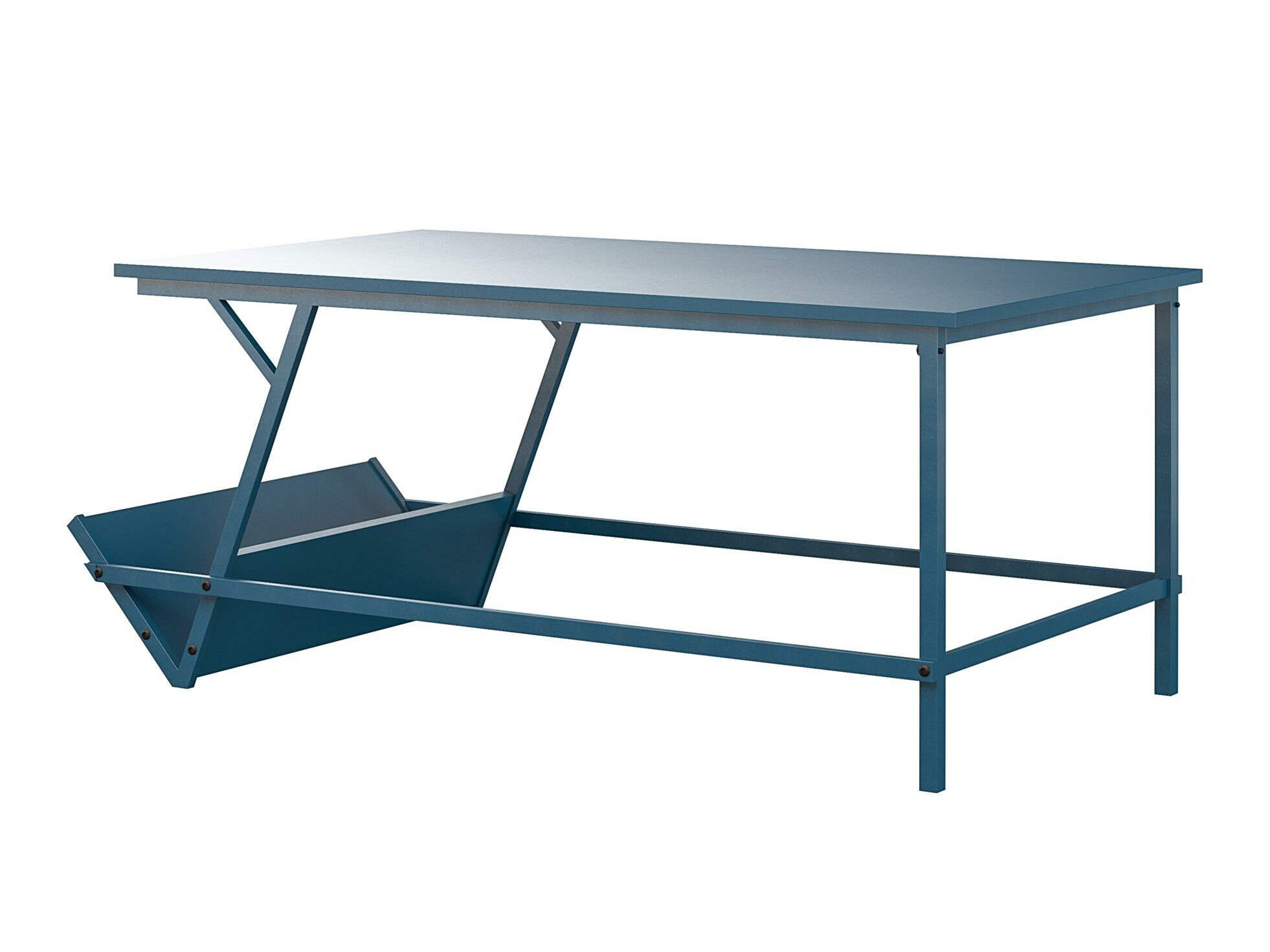 Žurnālu galdiņš Novogratz 185 (Zils)