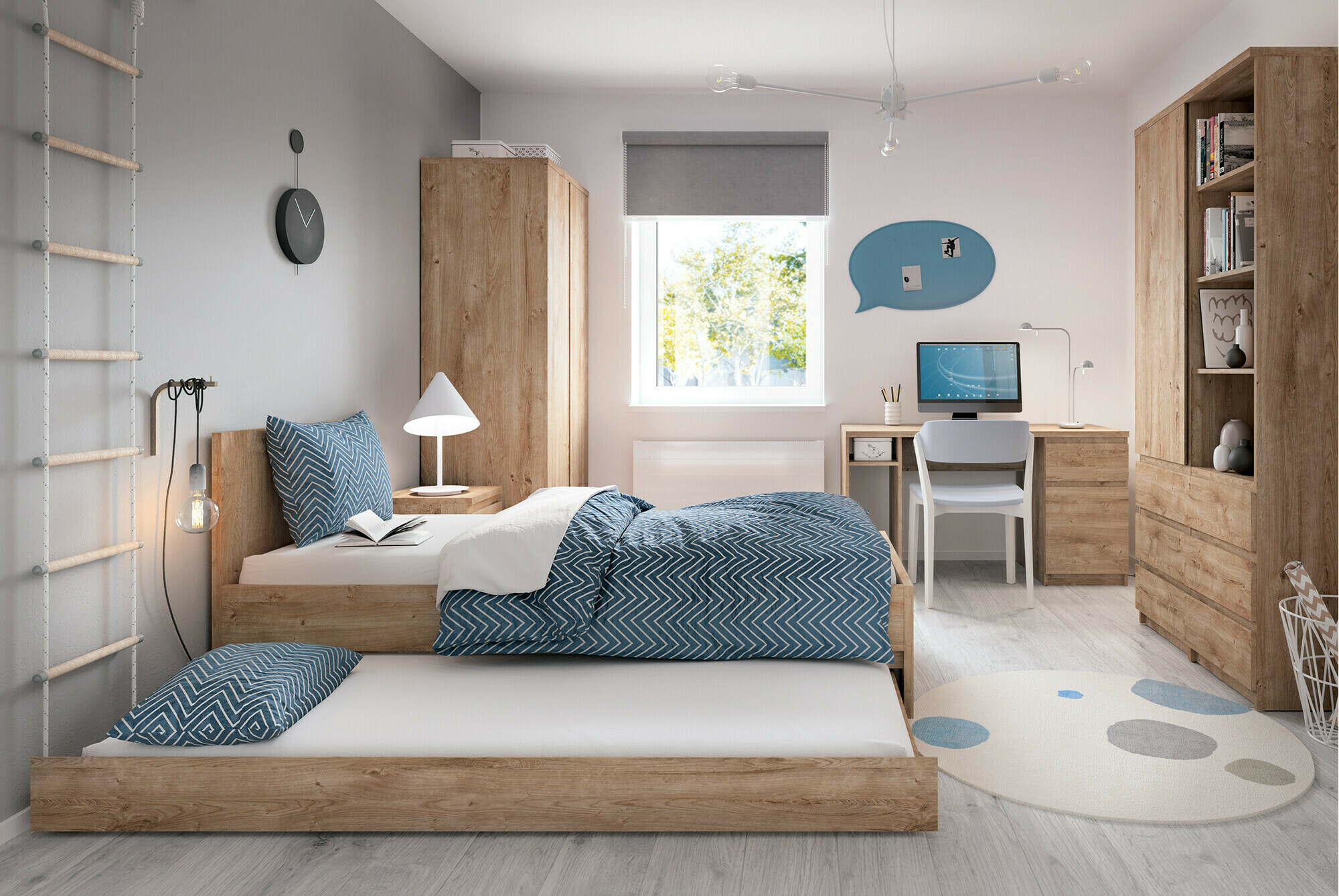 Письменный cтол Merfere 121 (Дуб)