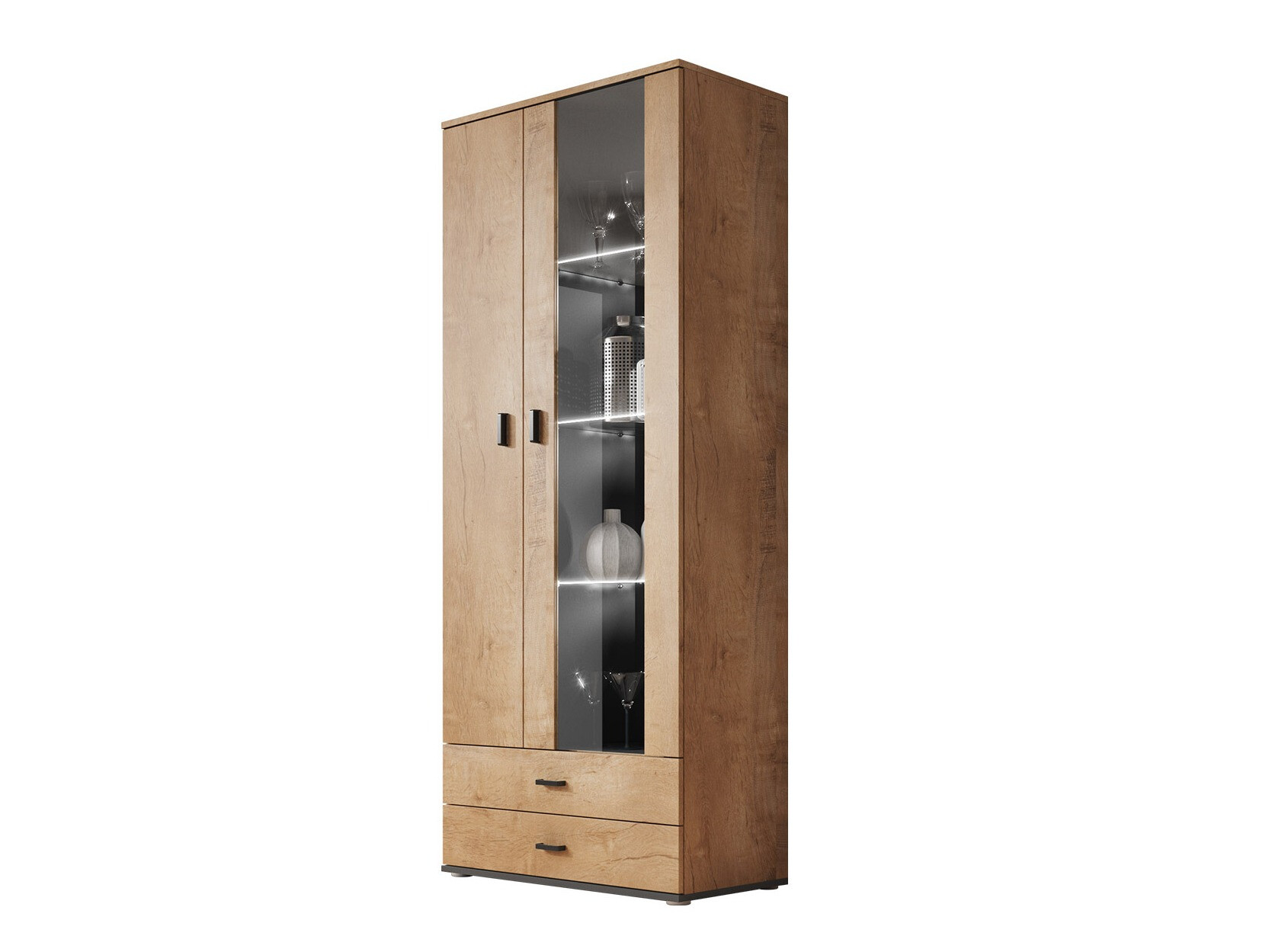 Plaukts Tornola 105 (Lefkas ozols + Melns)