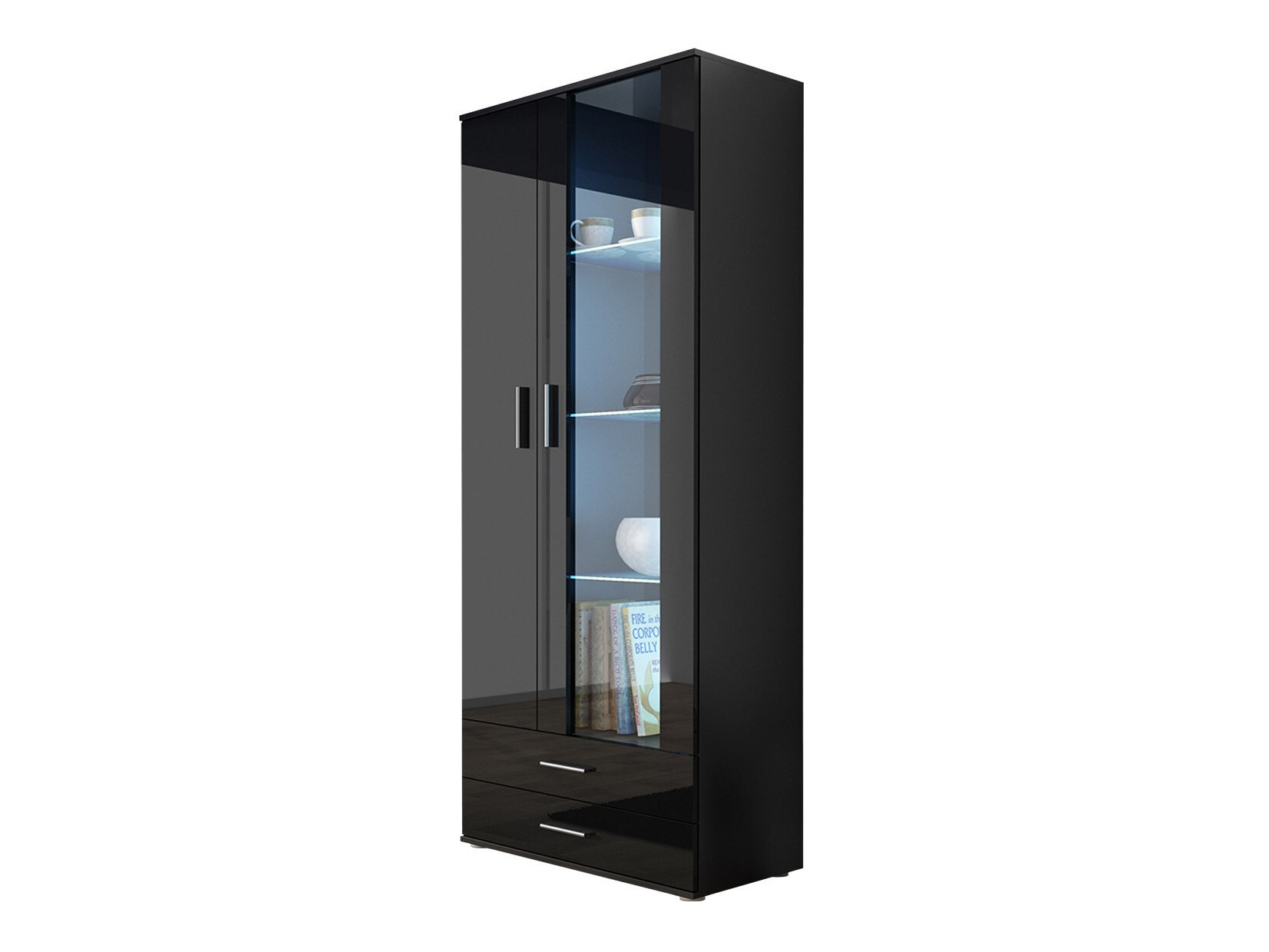 Plaukts Tornola 105 (Melns + Glancēts melns)