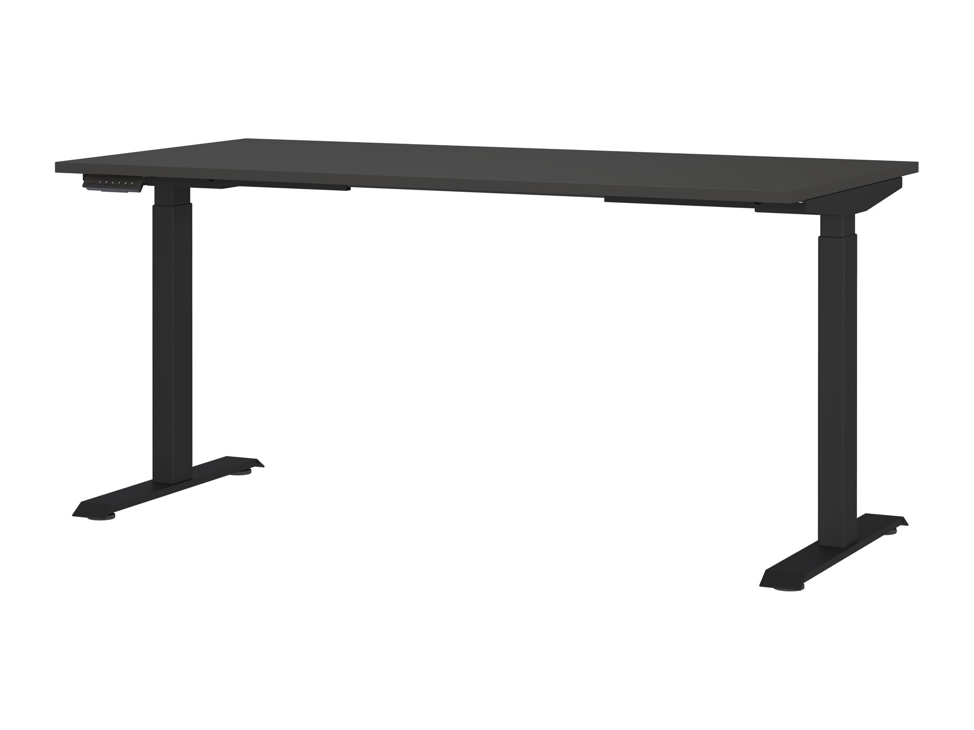 Рабочий стол с регулируемой высотой Vesbeno 106 (Графит + Чёрный)