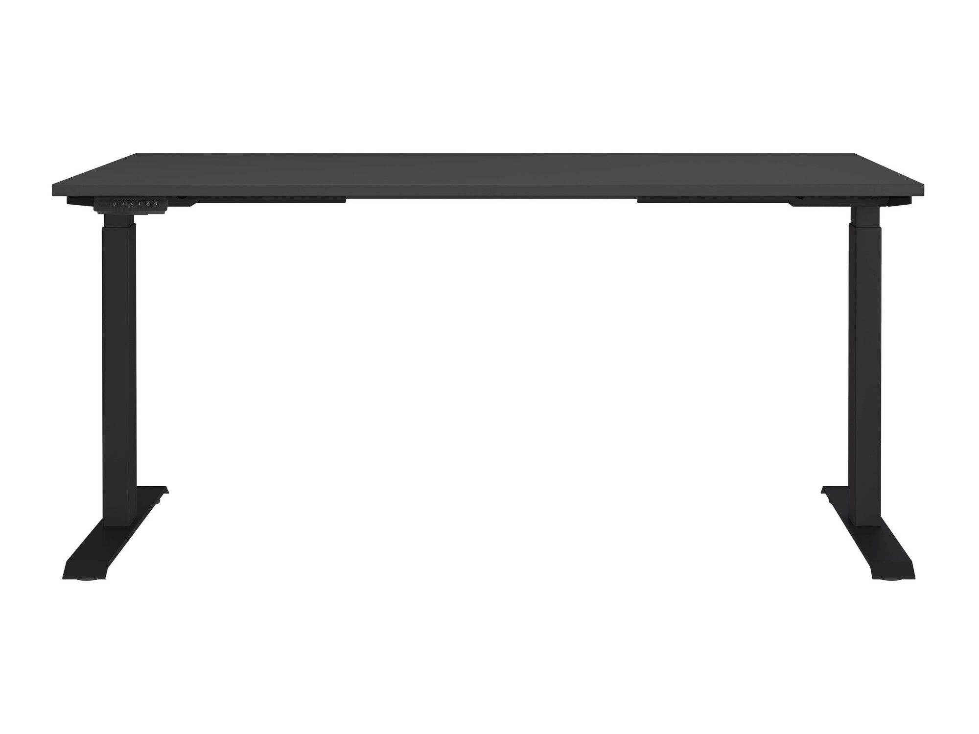 Рабочий стол с регулируемой высотой Vesbeno 106 (Графит + Чёрный)