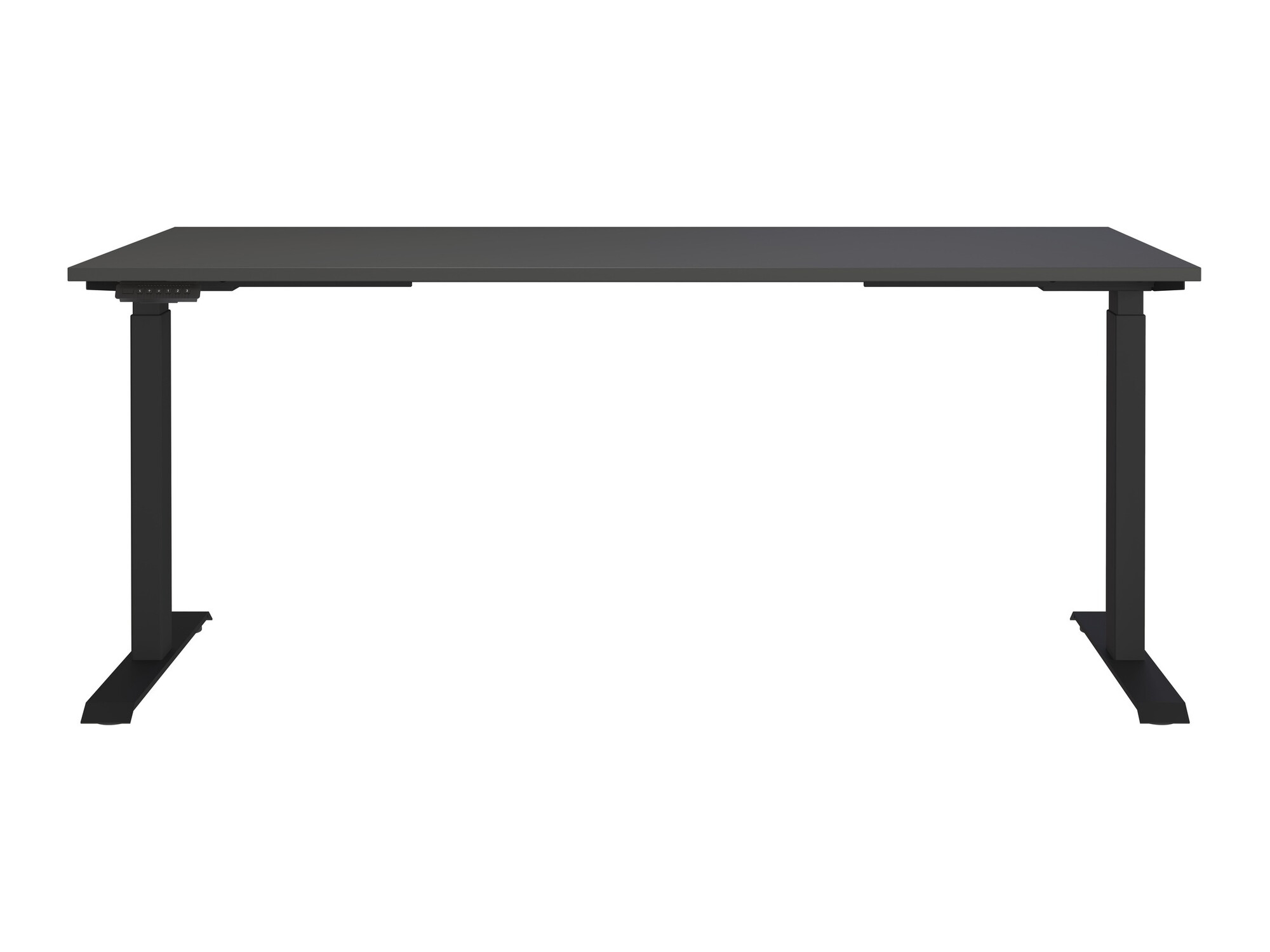 Рабочий стол с регулируемой высотой Vesbeno 107 (Графит + Чёрный)