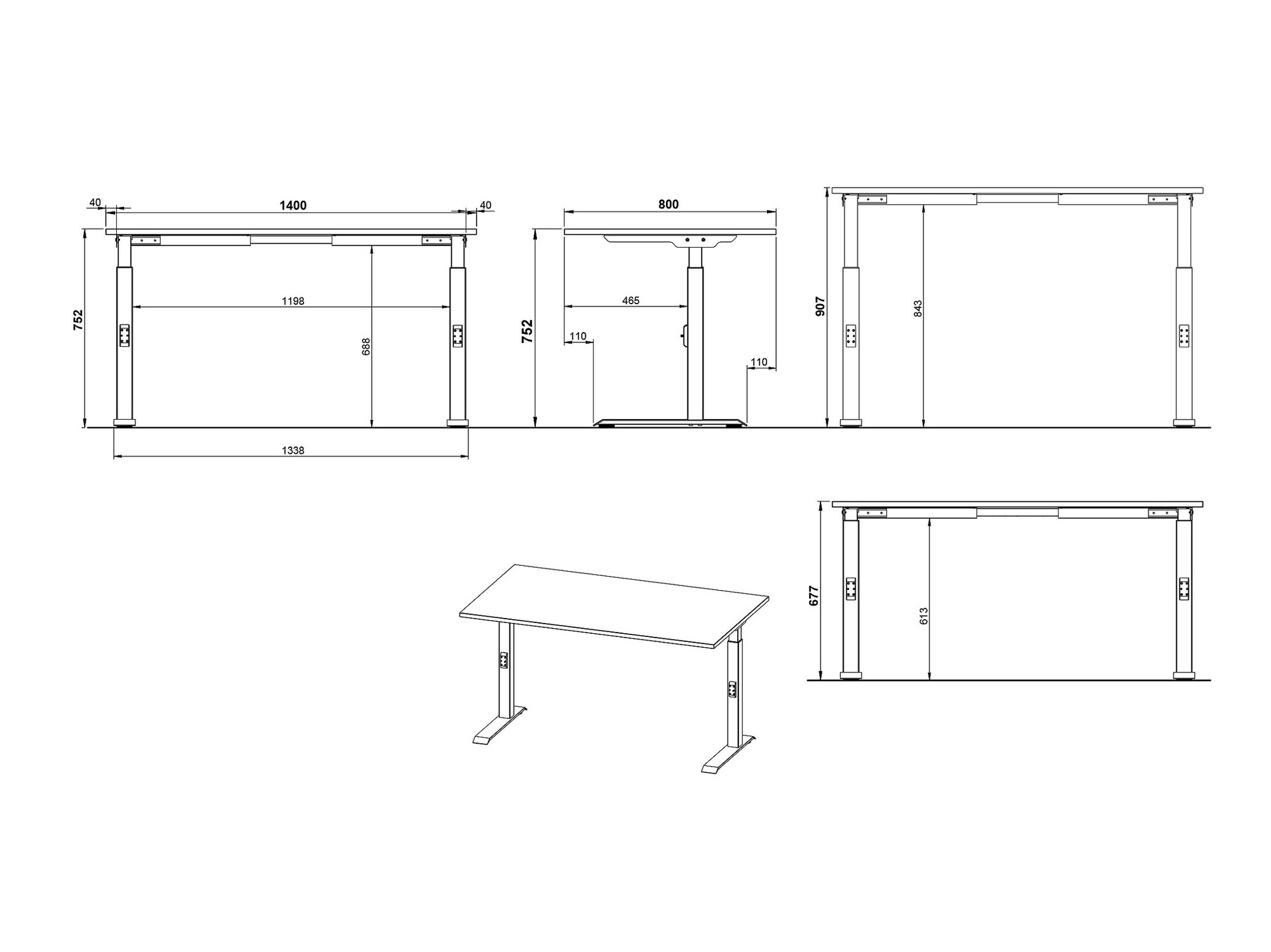 Rakstāmgalds Vesbeno 109 (Grafīts + Melns)