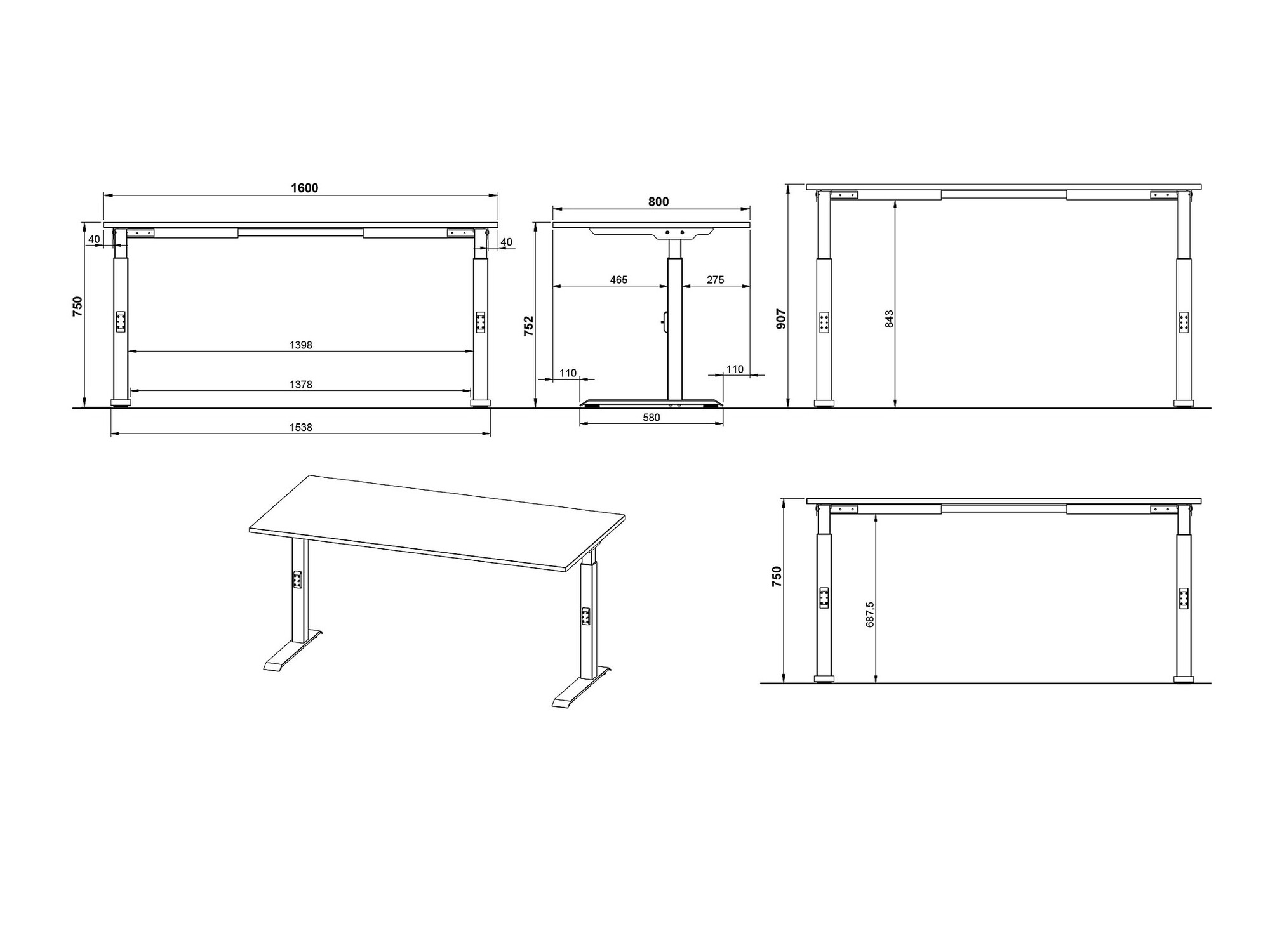 Rakstāmgalds Vesbeno 110 (Kašmirs + Melns)