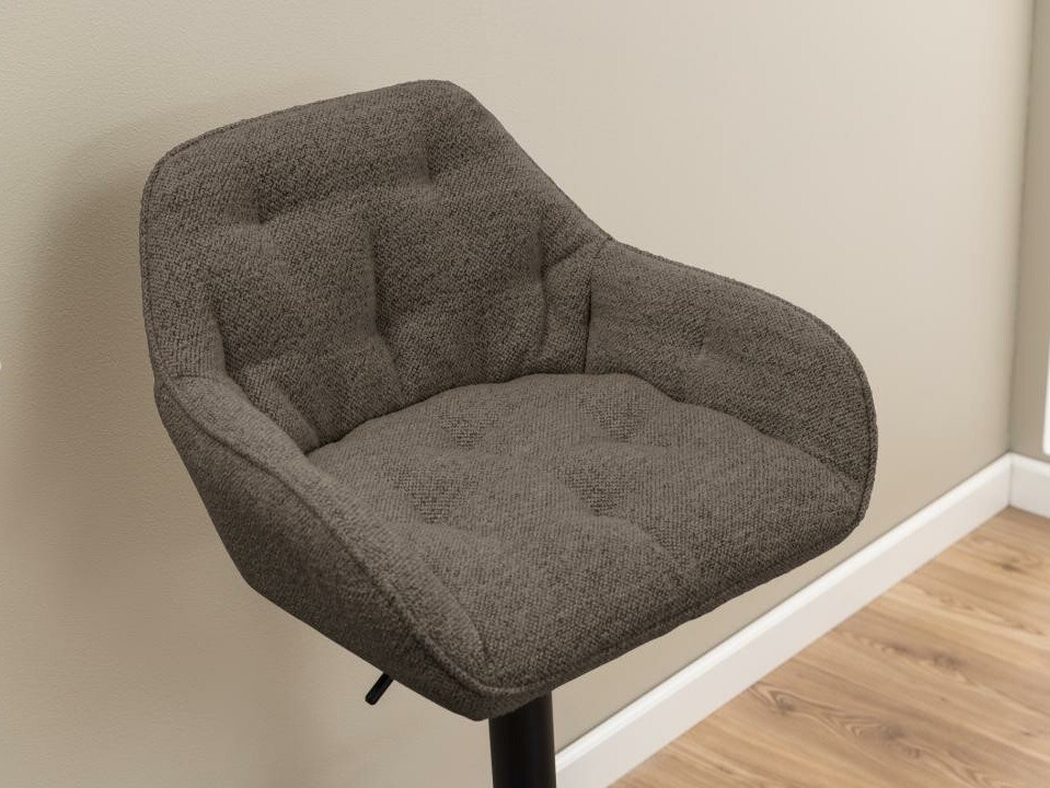 Барный стул Norsica 776 (Чёрный + Коричневый)