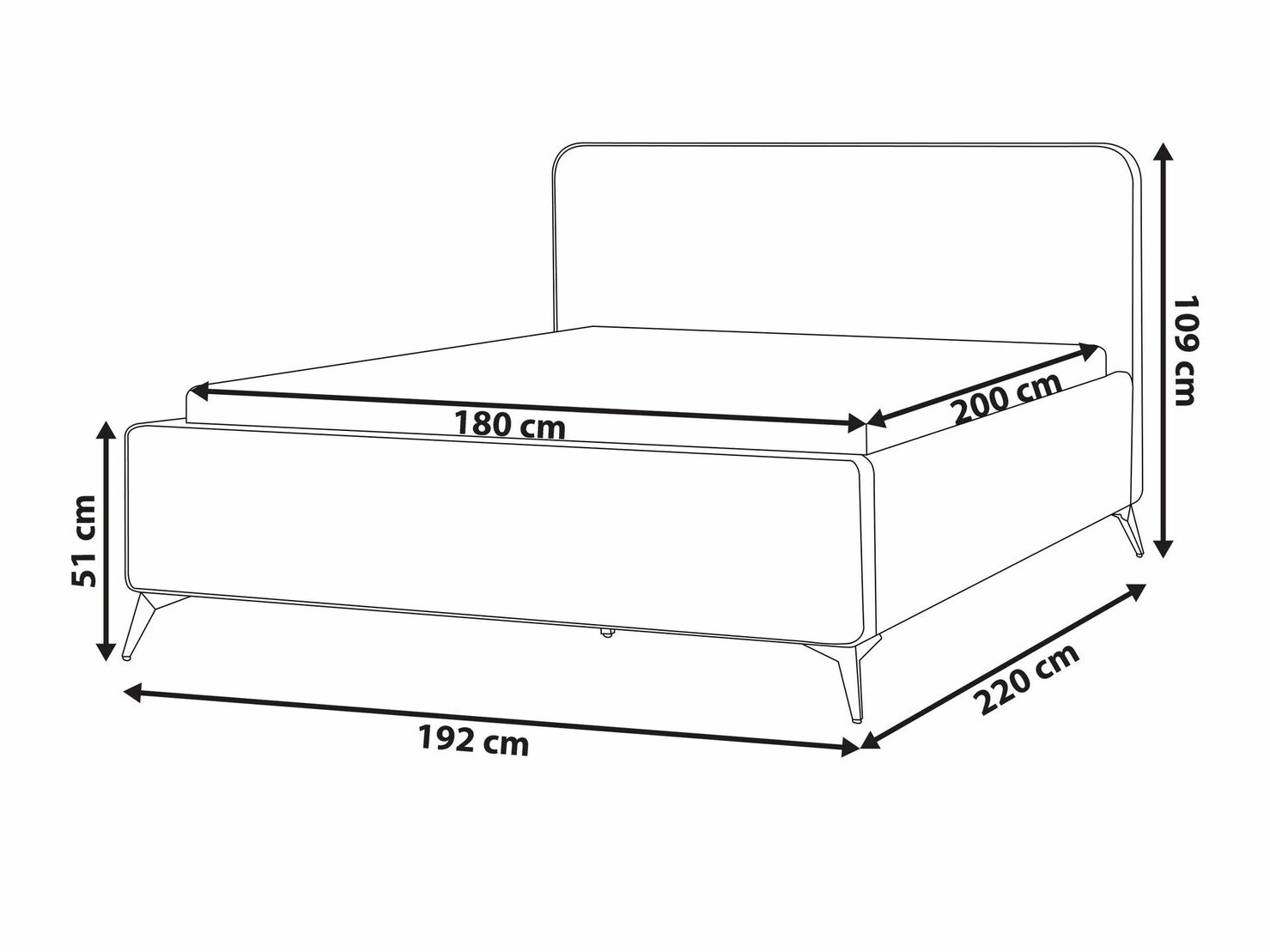 Кровать Berwyn 601 (Белый)