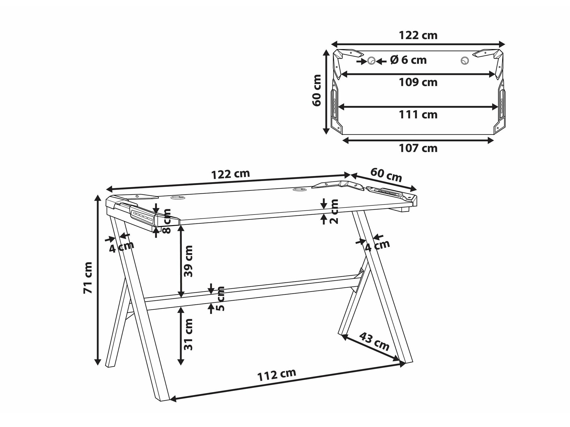 Игровой стол Berwyn 2195
