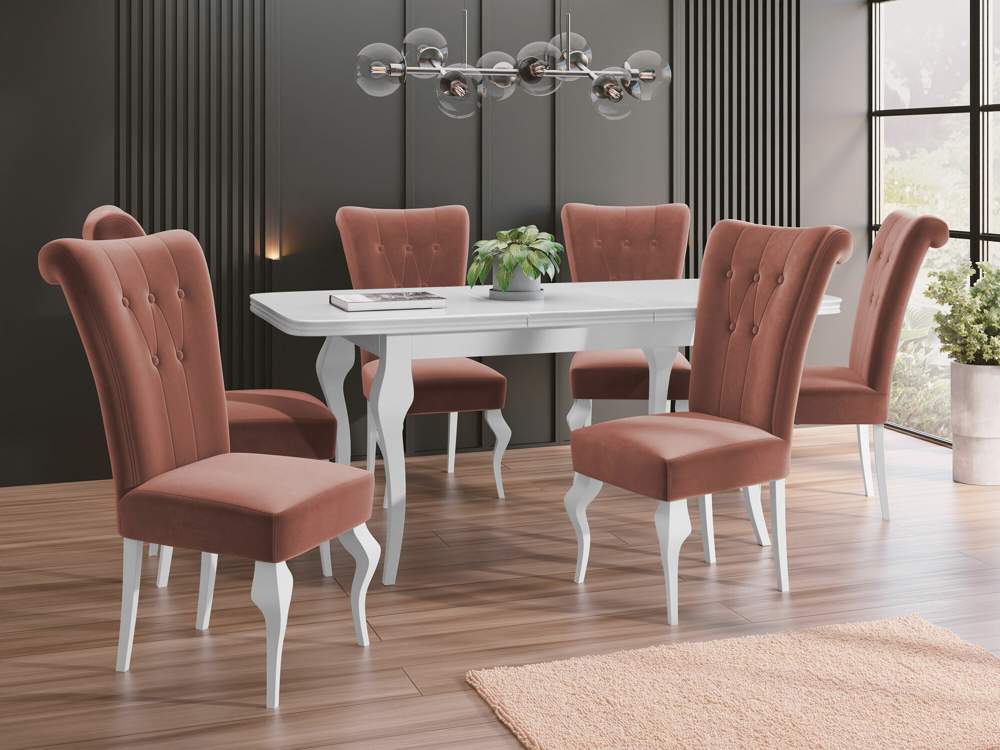 Обеденный гарнитур Comfivo 405 (Magic Velvet 2258)