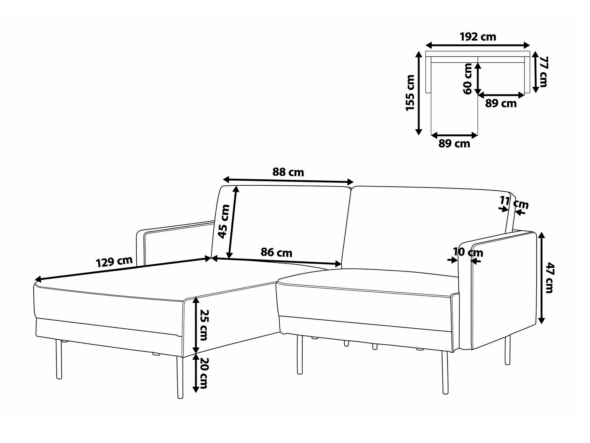 Stūra dīvāns Salmono 101 (Dusty rozā)