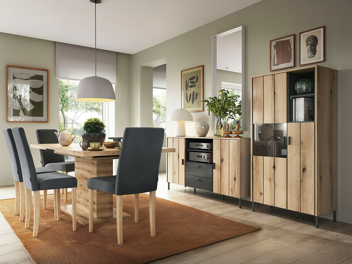 Kомод Morelmi 105 (Антрацит + Дуб)