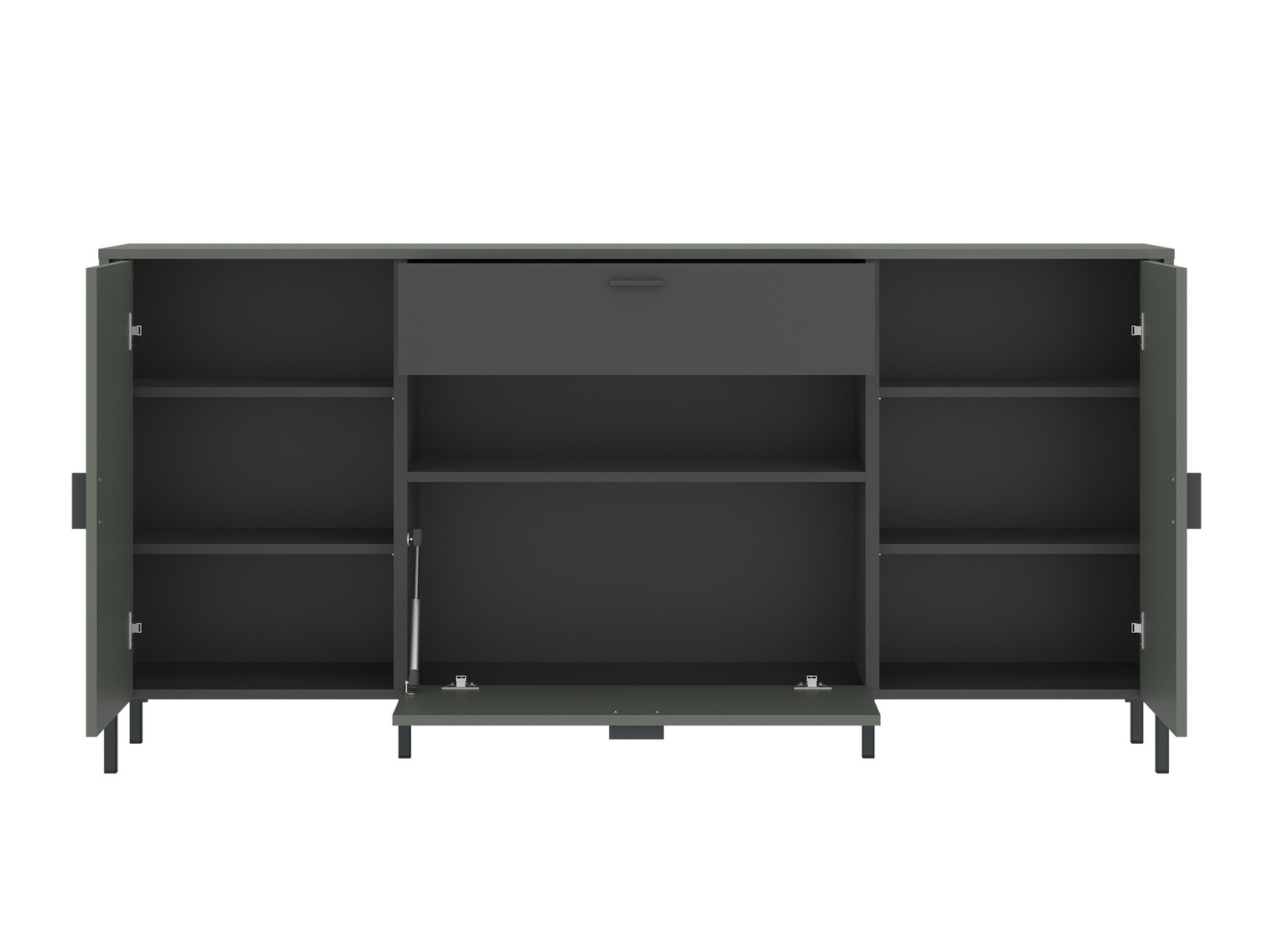 Kомод Morelmi 105 (Зелёный + Антрацит)