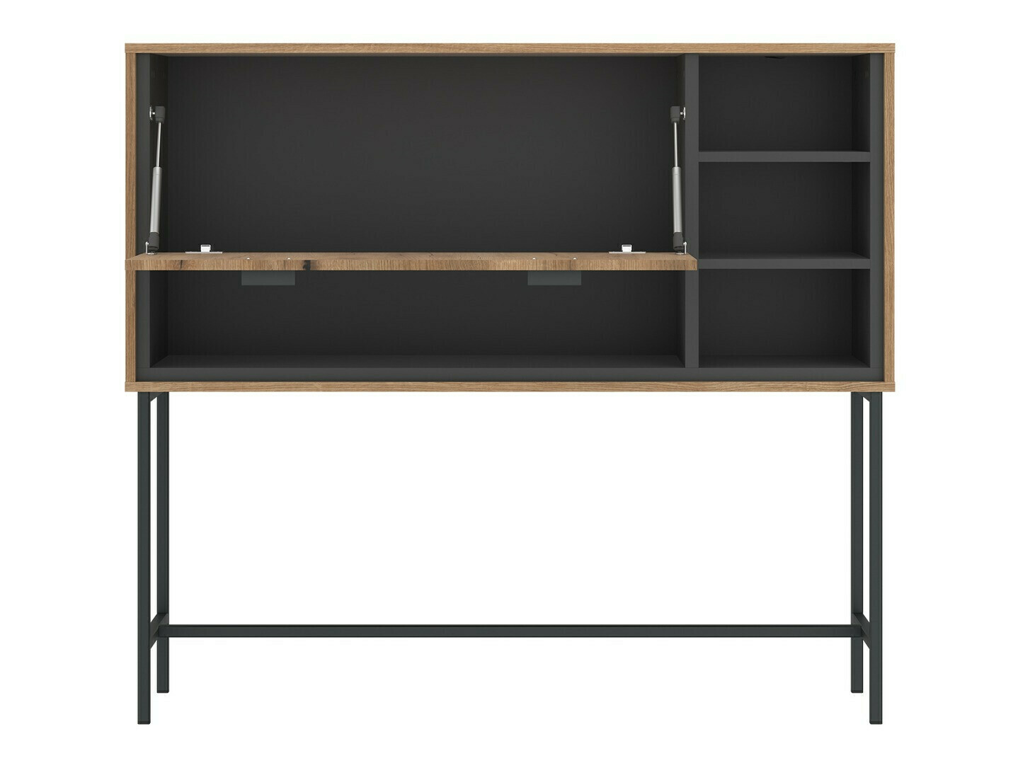 Skapis Morelmi 102 (Antracīts + Ozols)