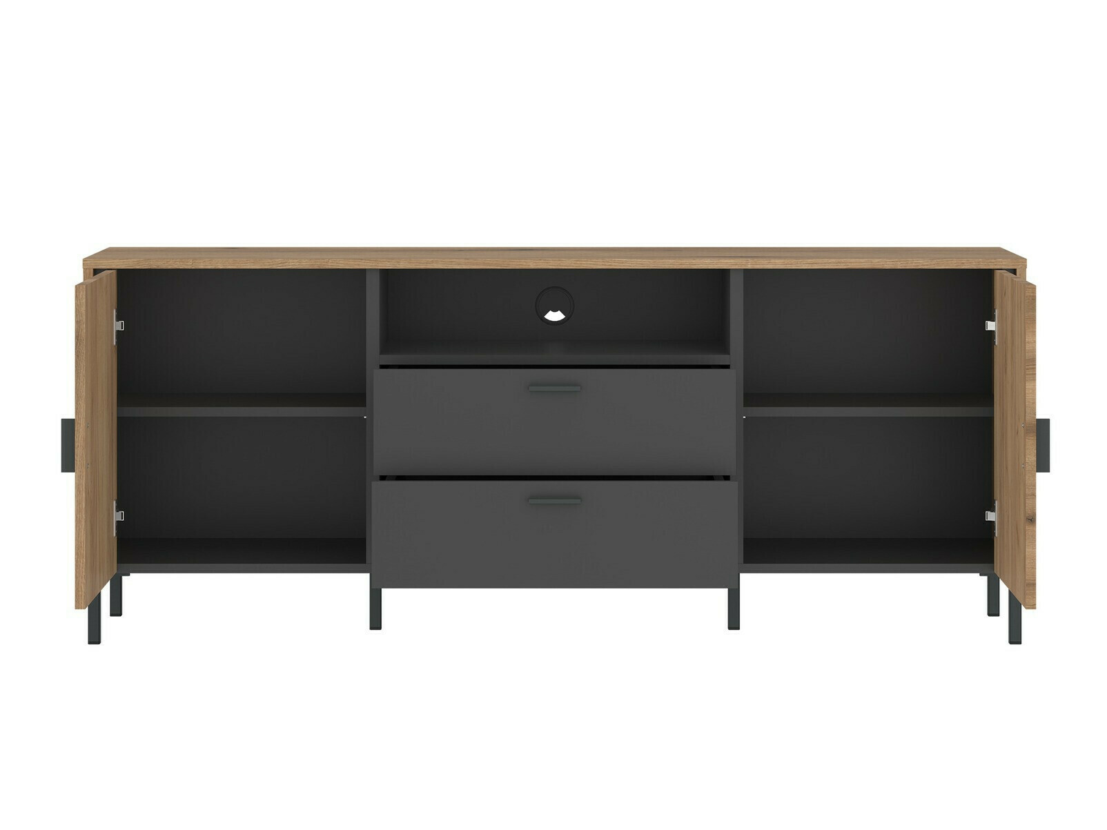 TV galds Morelmi 100 (Antracīts + Ozols)